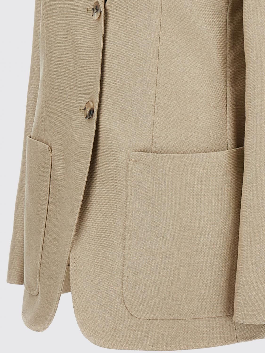 Max Mara Max Mara Jacket Woman Beige Size S / US 4 / IT 40 - 4 Thumbnail