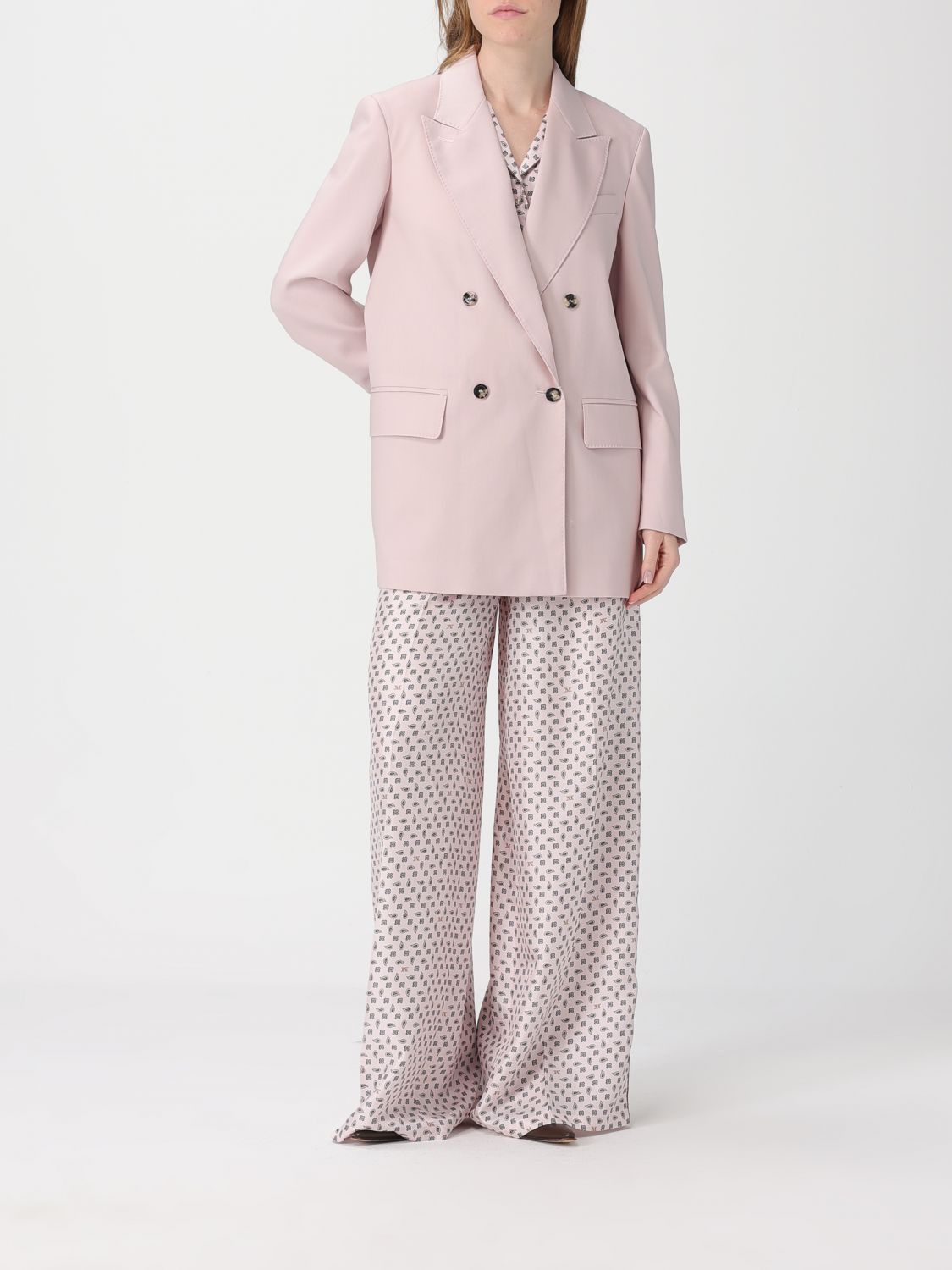 Max Mara Max Mara Jacket Woman Pink Size XS / US 0-2 / IT 36-38 - 2 Thumbnail