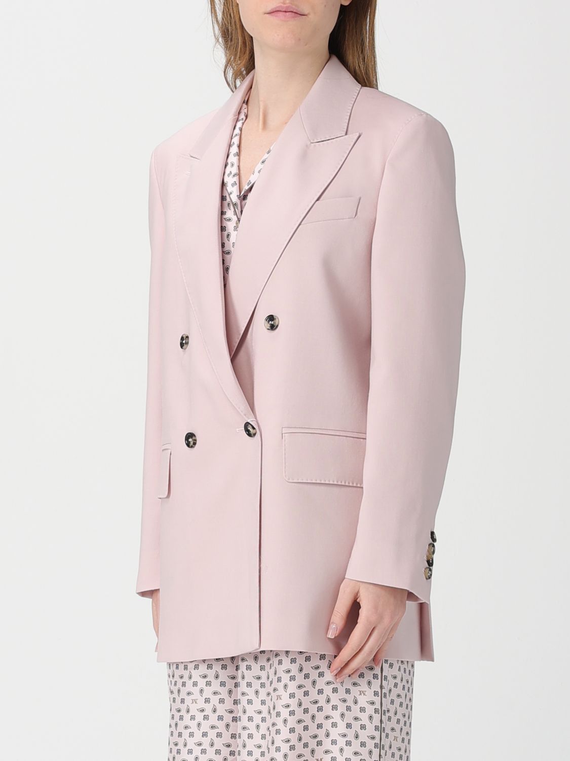 Max Mara Max Mara Jacket Woman Pink Size XS / US 0-2 / IT 36-38 - 4 Thumbnail