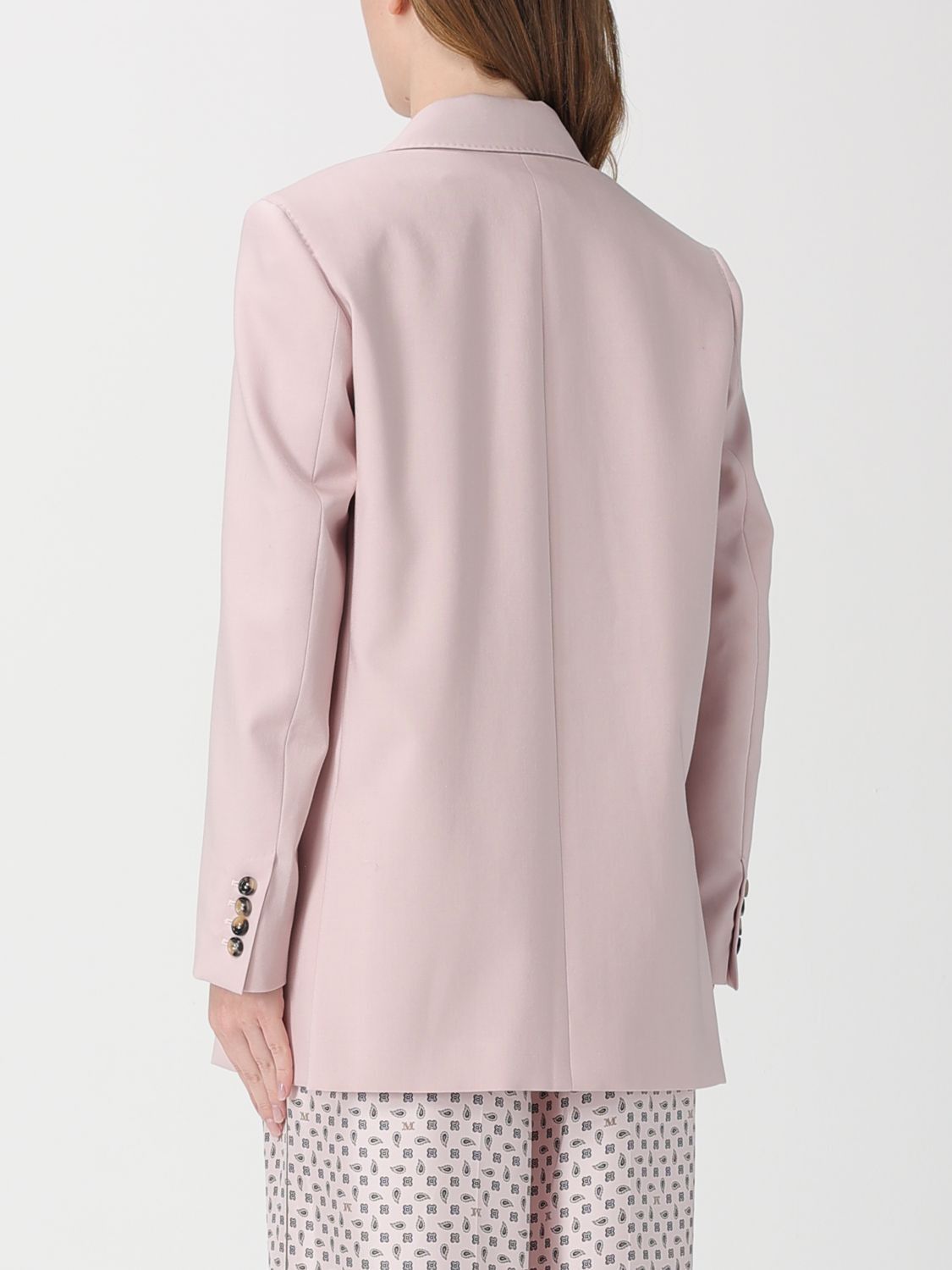 Max Mara Max Mara Jacket Woman Pink Size S / US 4 / IT 40 - 3 Thumbnail