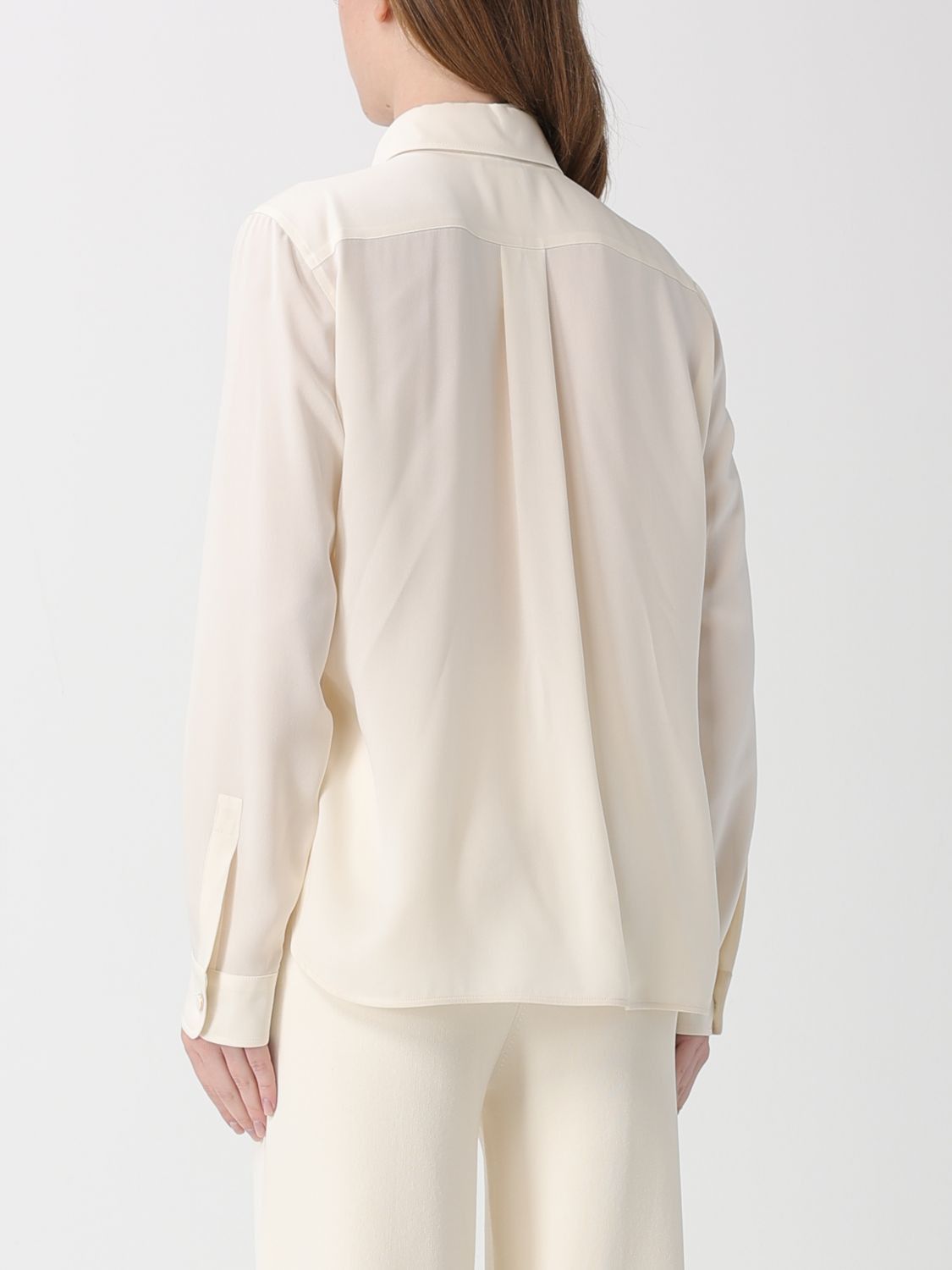 Max Mara Max Mara Shirt Woman Ivory Size S / US 4 / IT 40 - 3 Thumbnail
