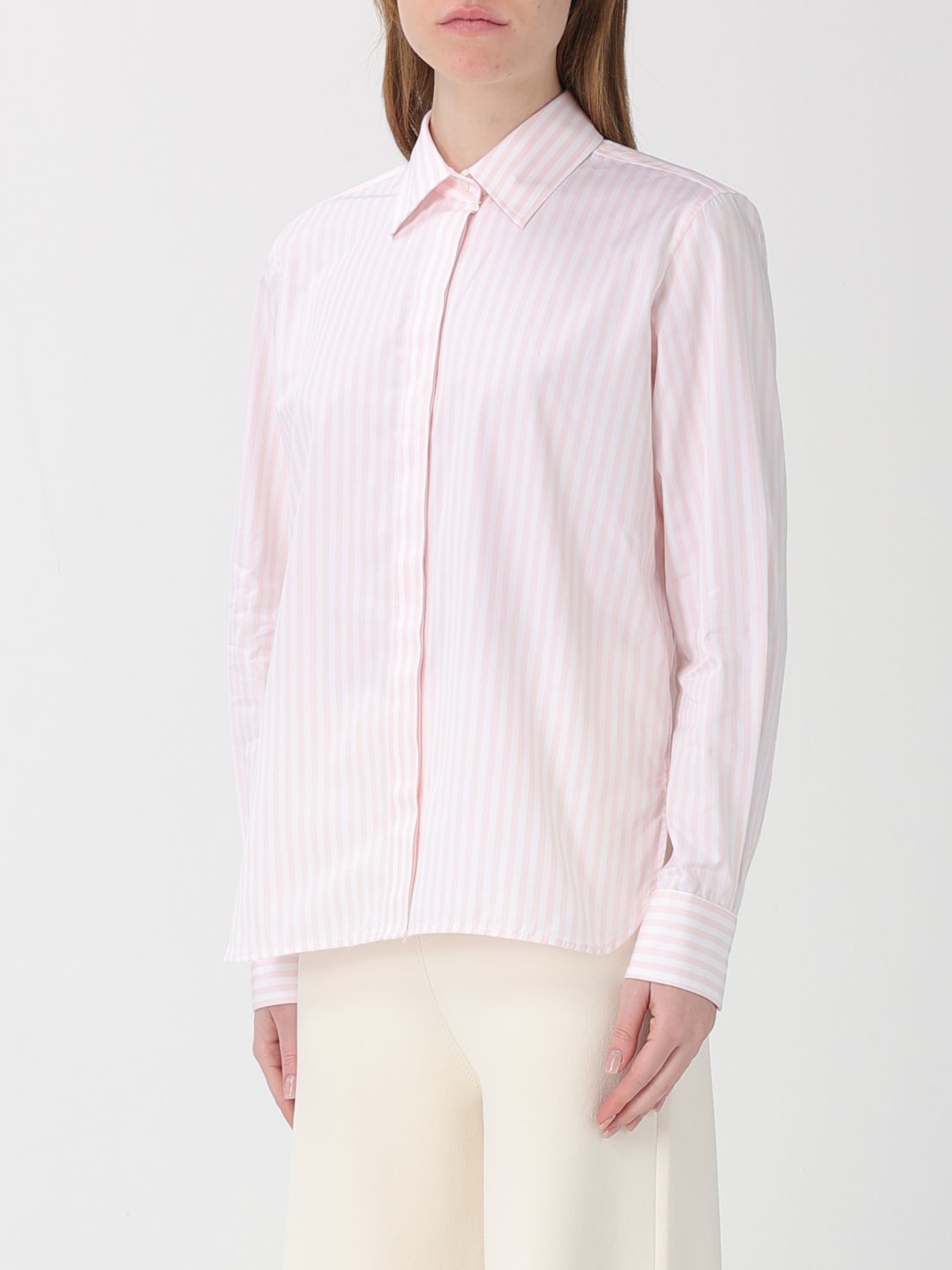 Max Mara Max Mara Shirt Woman White 1 Size S / US 4 / IT 40 - 3 Thumbnail