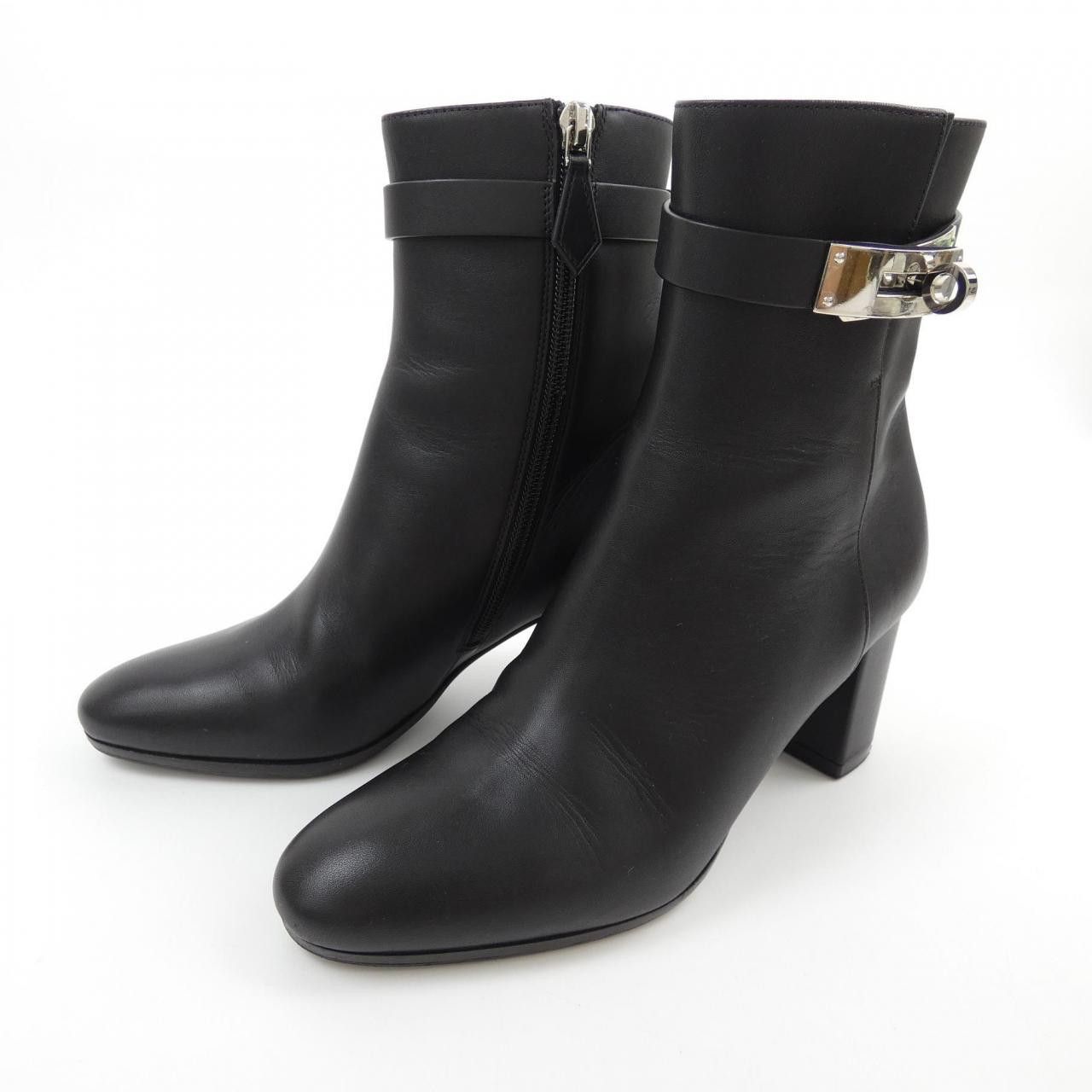Hermes Hermes Hermes 182102Z Calf Boots 35 Leather Shoes DUTY FREE for USA Size ONE SIZE - 3 Thumbnail