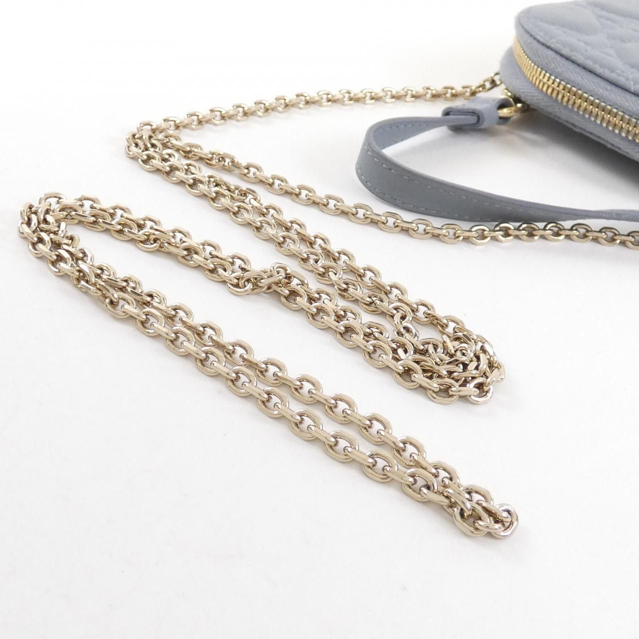 Dior Christian Dior Lady Dior Lambskin Phone Holder Leather Phonecase S0872ONMJ DUTY FREE for USA