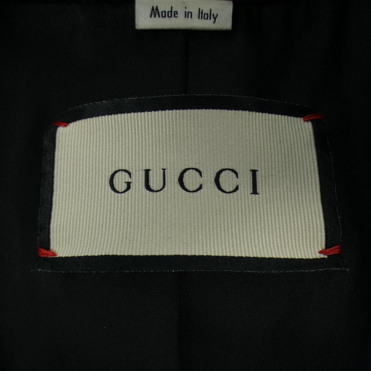 Gucci Gucci Gucci Chesterfield Wool Coat Textile Outerwear 455739ZGW07 DUTY FREE for USA Size ONE SIZE - 4 Thumbnail