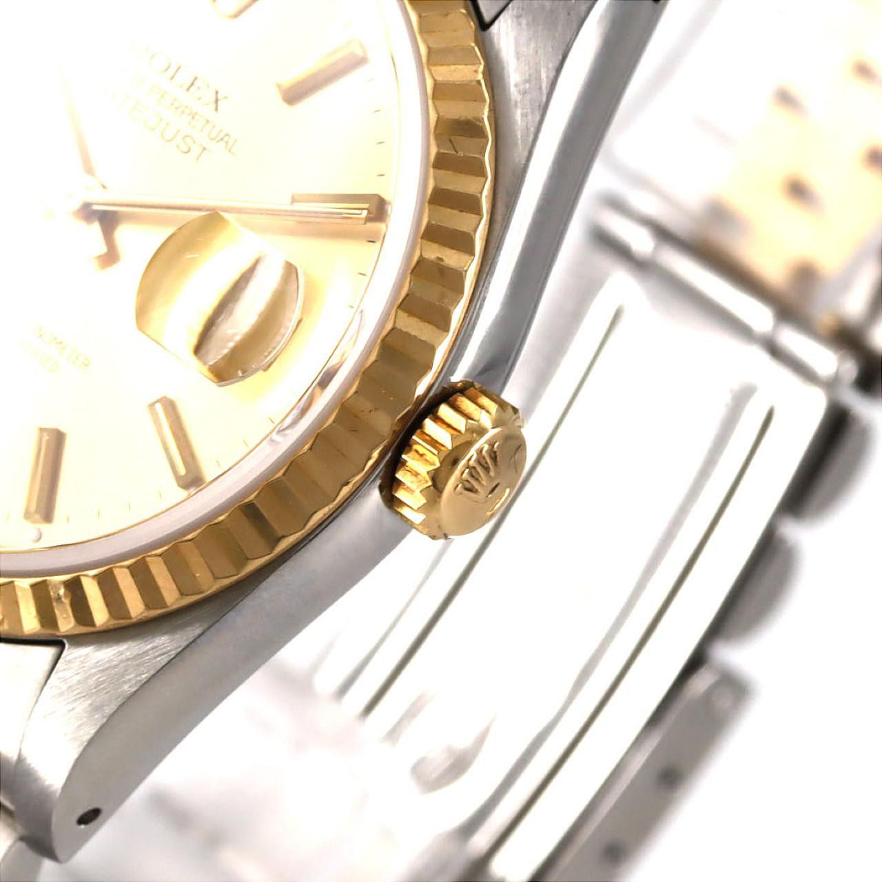 Rolex Rolex Rolex Datejust Stainless Steel x Yellow Gold Watch Metal Automatic 16233 DUTY FREE for USA Size ONE SIZE - 4 Thumbnail