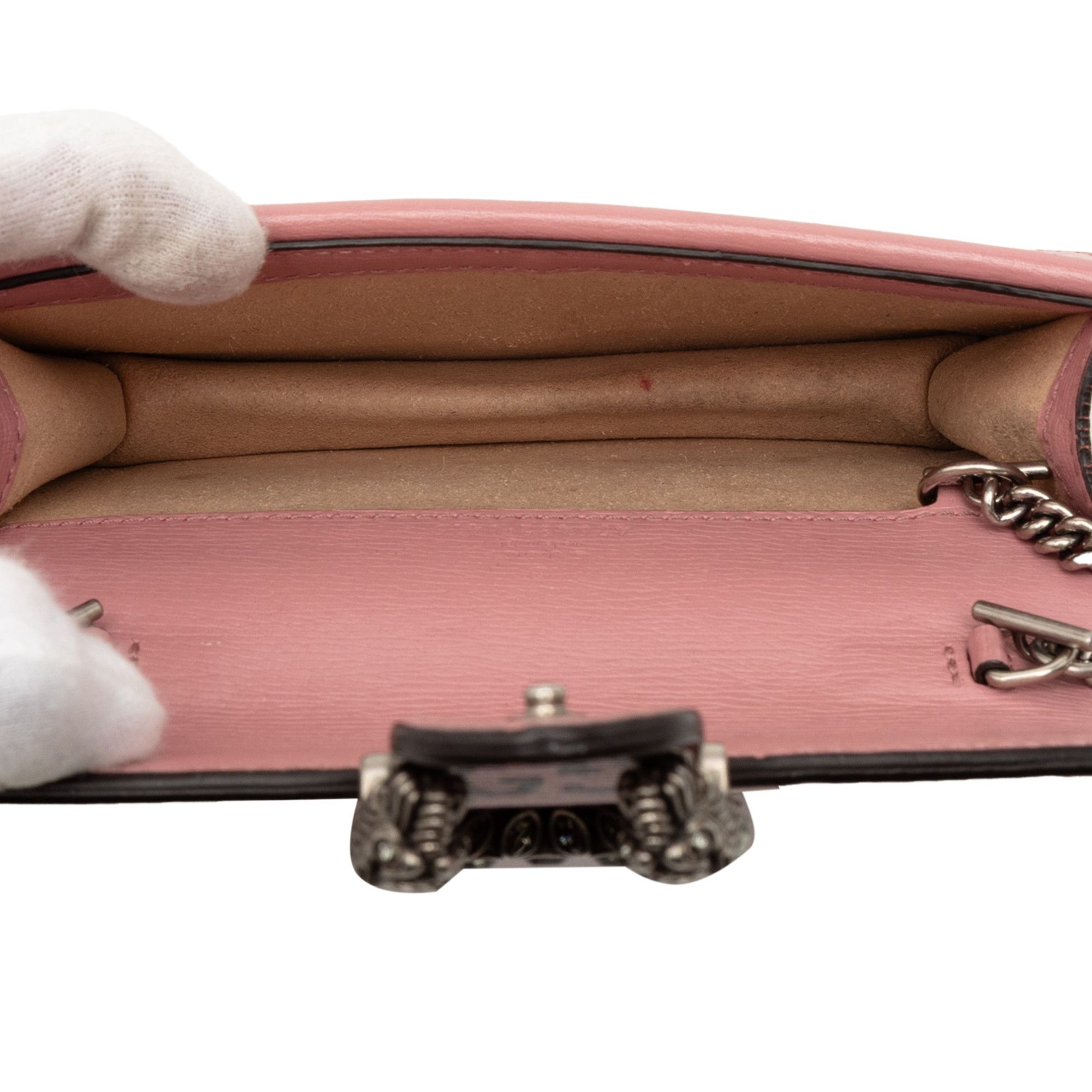 Gucci Gucci Mini Textured Leather Valentines Day Dionysus Crossbody Size ONE SIZE - 4 Thumbnail