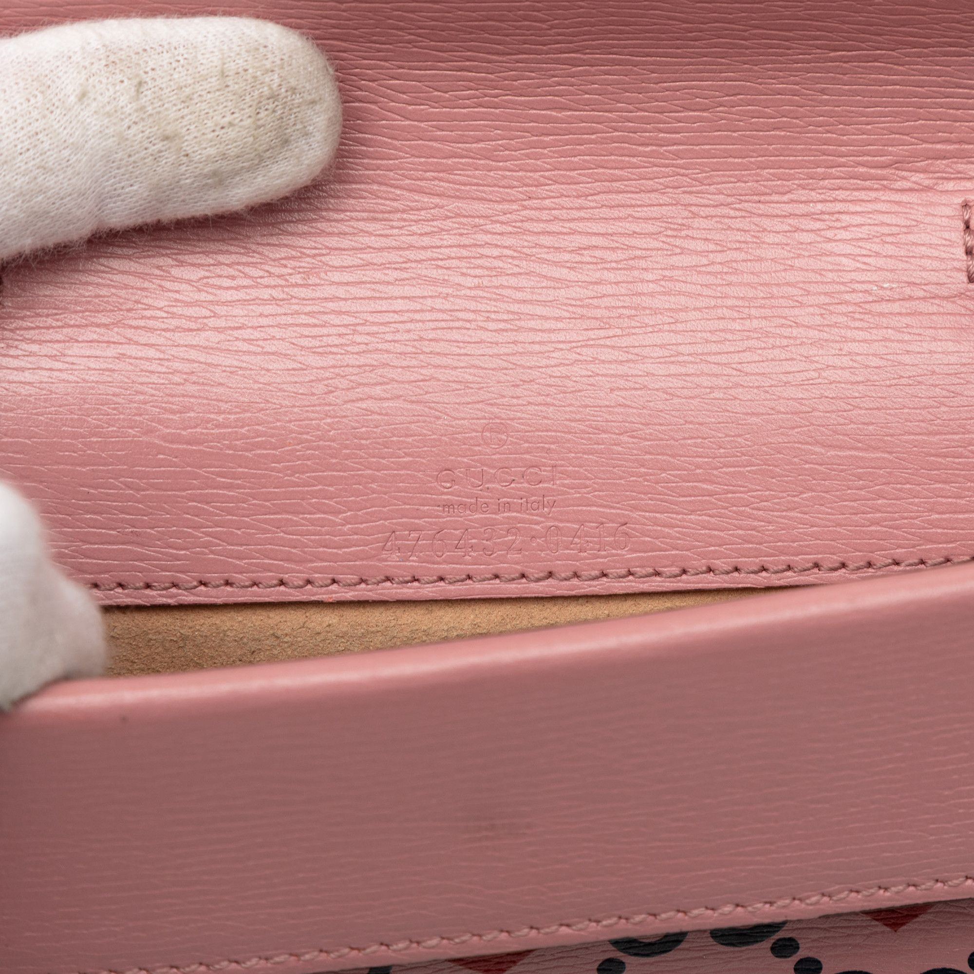 Gucci Gucci Mini Textured Leather Valentines Day Dionysus Crossbody Size ONE SIZE - 5 Thumbnail