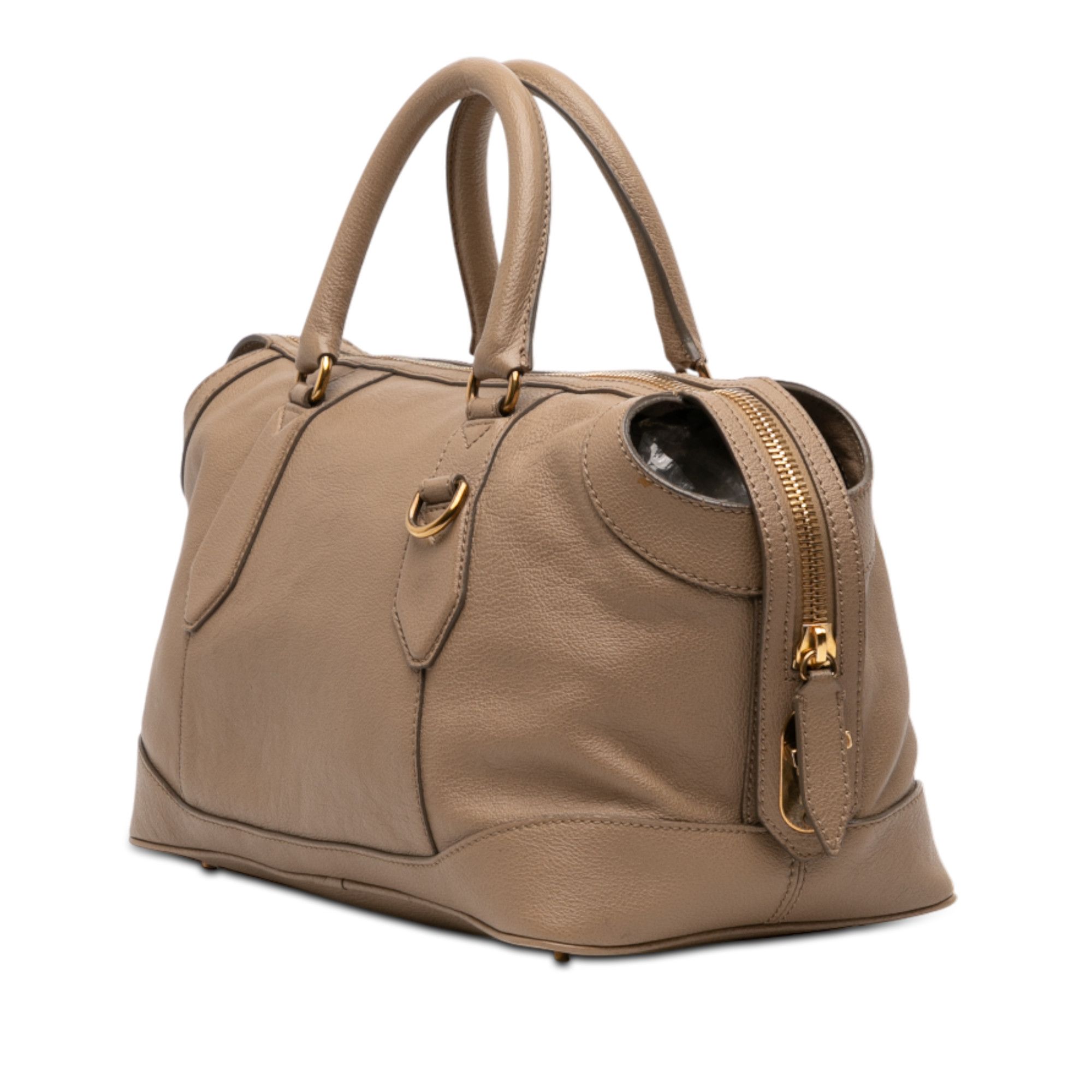 Burberry Burberry Medium Leather Kirley Satchel Size ONE SIZE - 2 Thumbnail
