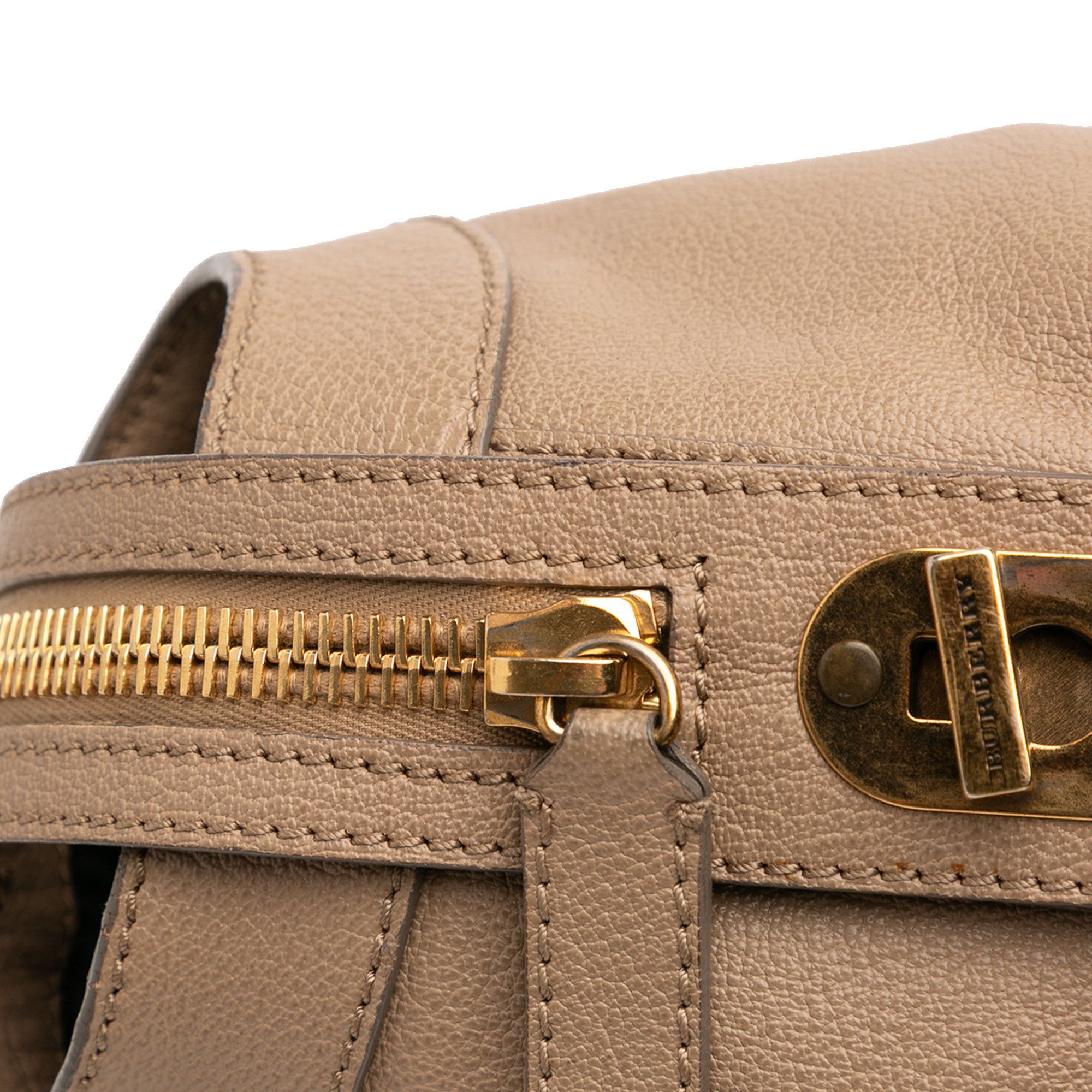 Burberry Burberry Medium Leather Kirley Satchel Size ONE SIZE - 7 Thumbnail