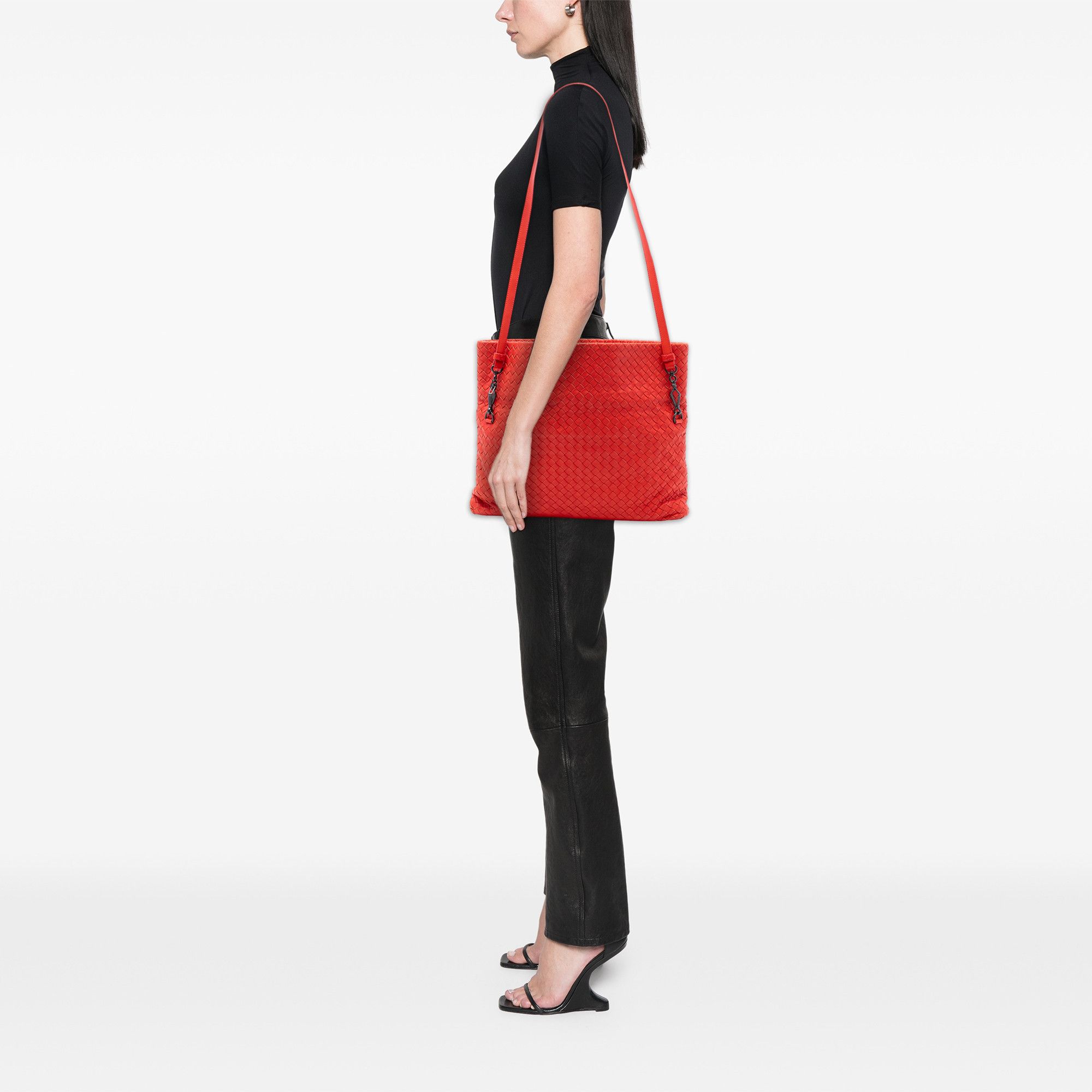 Bottega Veneta Bottega Veneta Nappa Intrecciato Fold Over Satchel Size ONE SIZE - 7 Thumbnail
