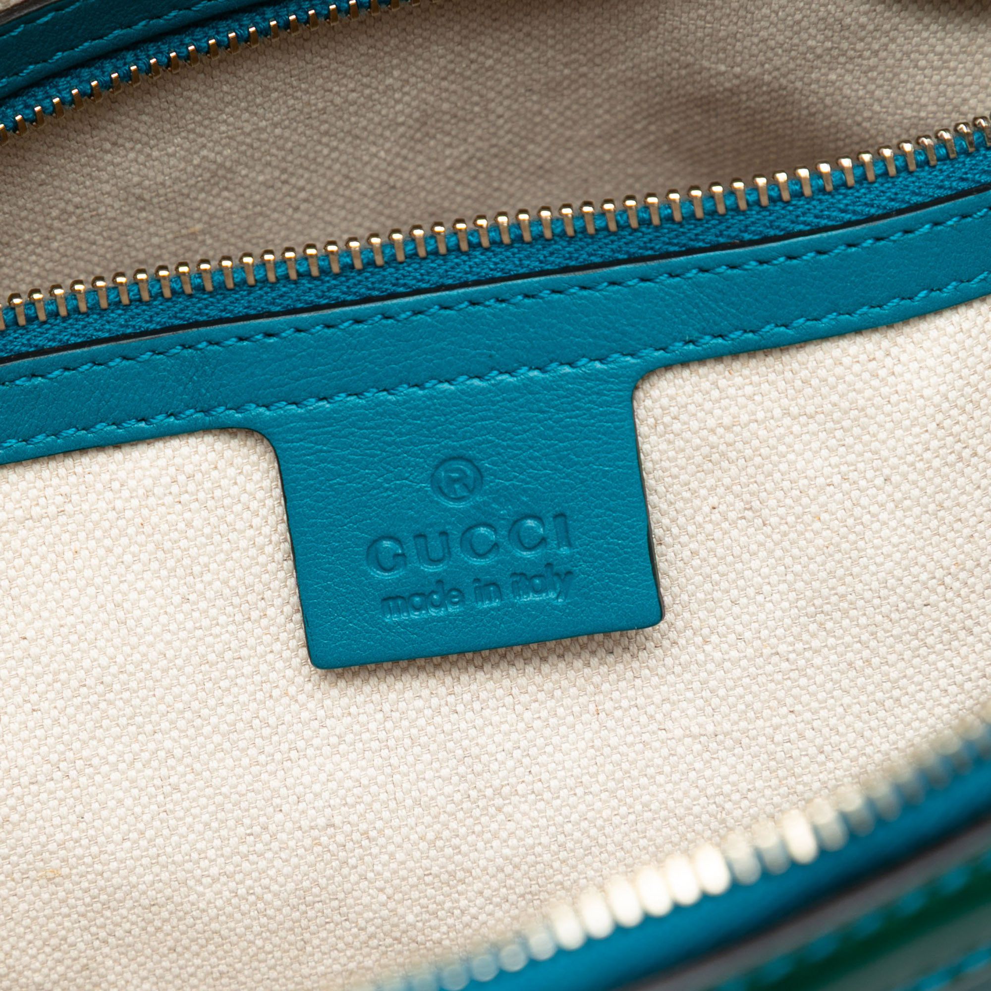 Gucci Gucci Small Microguccissima Bicolor Patent Nice Dome Satchel Size ONE SIZE - 5 Thumbnail