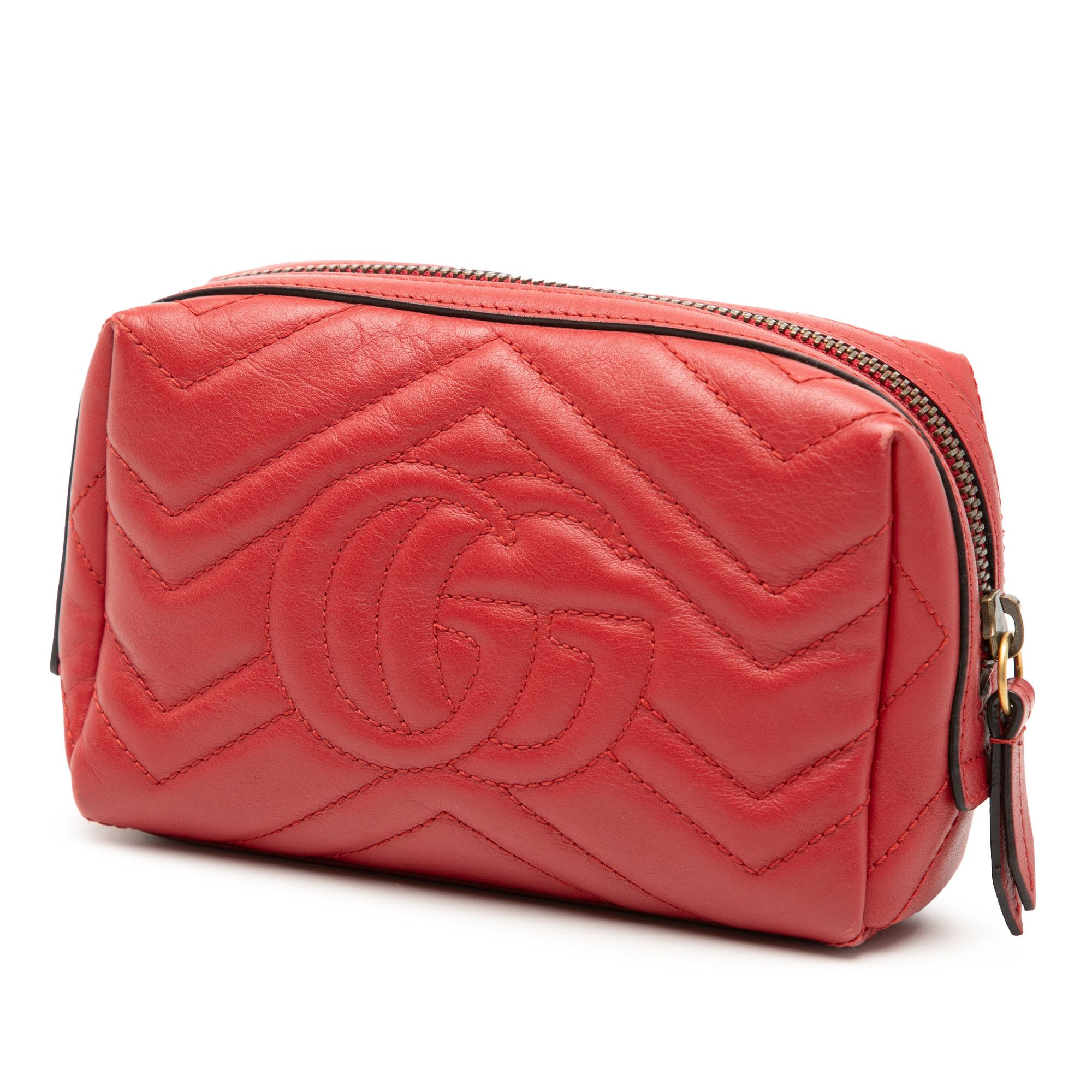 Gucci Gucci GG Marmont Matelasse Leather Heart Cosmetic Case Size ONE SIZE - 2 Thumbnail