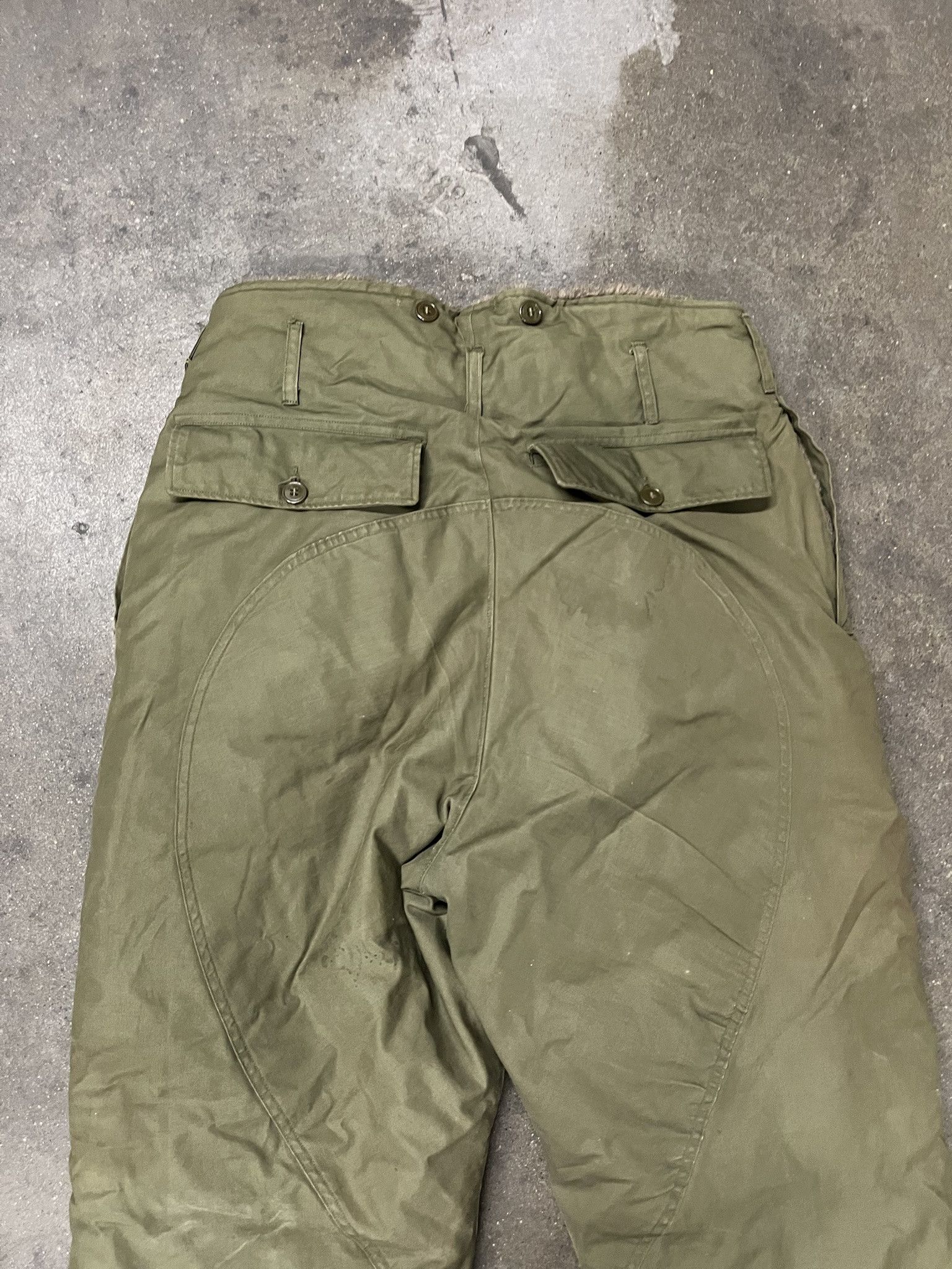Vintage Vintage 1940s World War 2 US Air Force A-10 Flight Pants Size 38 Size US 36 / EU 52 - 6 Thumbnail
