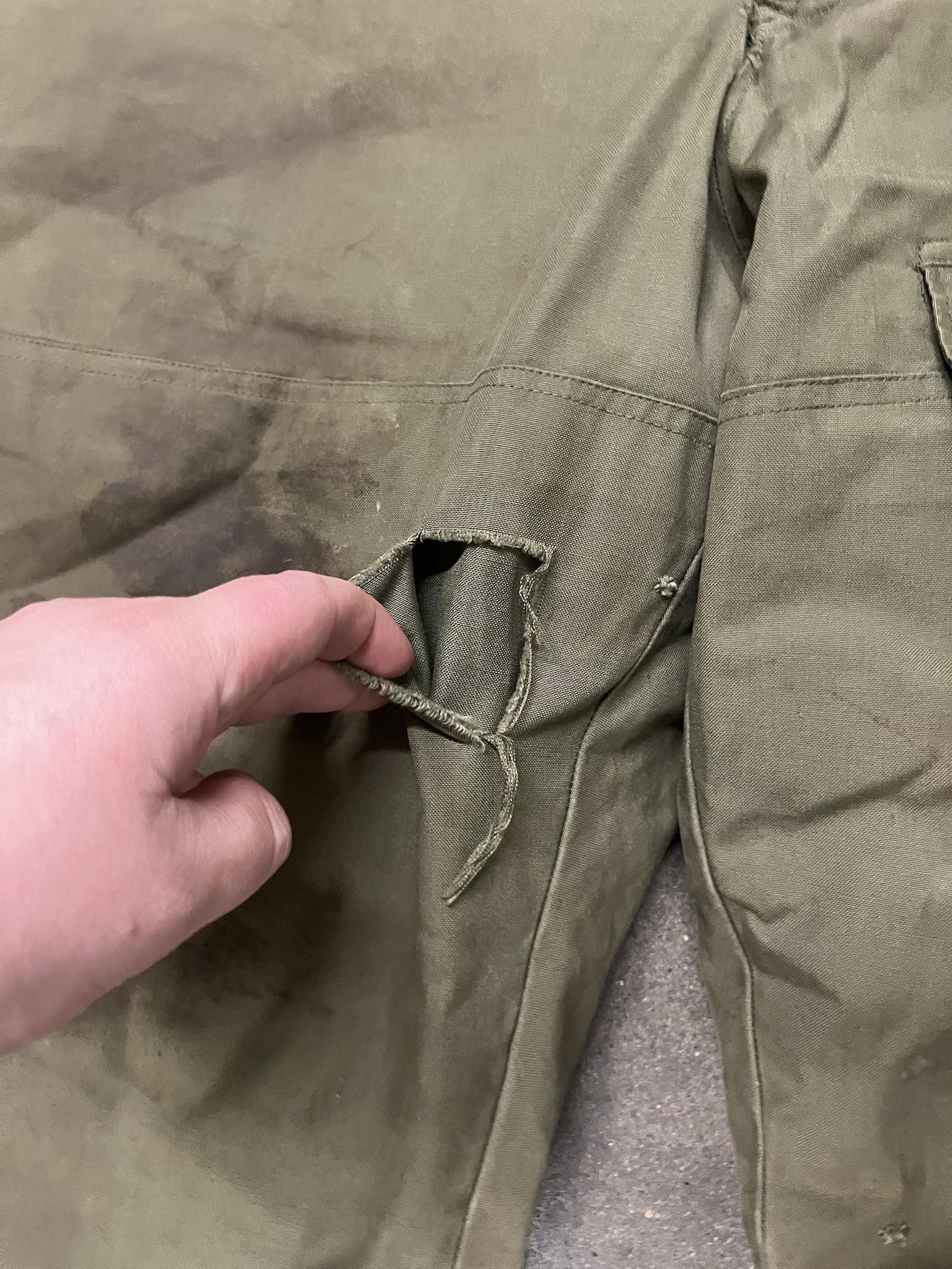 Vintage Vintage 1940s World War 2 US Air Force A-10 Flight Pants Size 38 Size US 36 / EU 52 - 3 Thumbnail