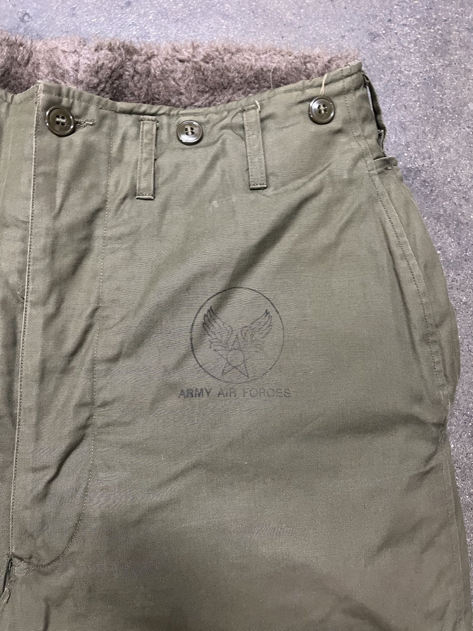 Vintage Vintage 1940s World War 2 US Air Force A-10 Flight Pants Size 38 Size US 36 / EU 52 - 4 Thumbnail