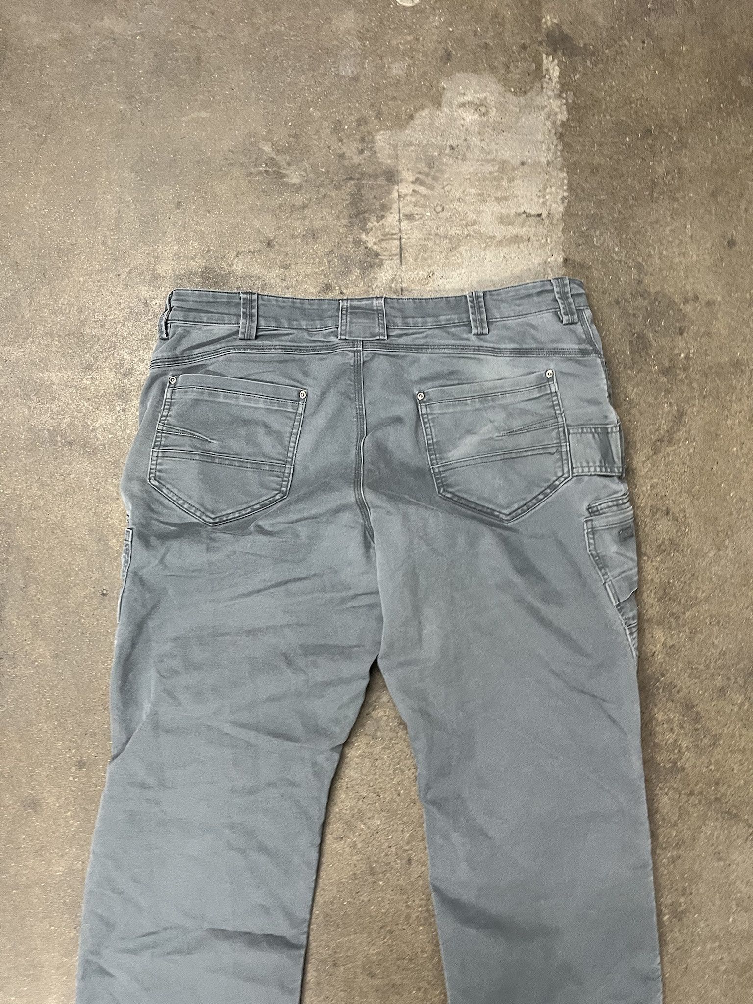 Carhartt × Vintage Vintage 2000s Duluth Trading Co Blue Canvas Cargo Pants Size 41 Size US 41 - 6 Thumbnail