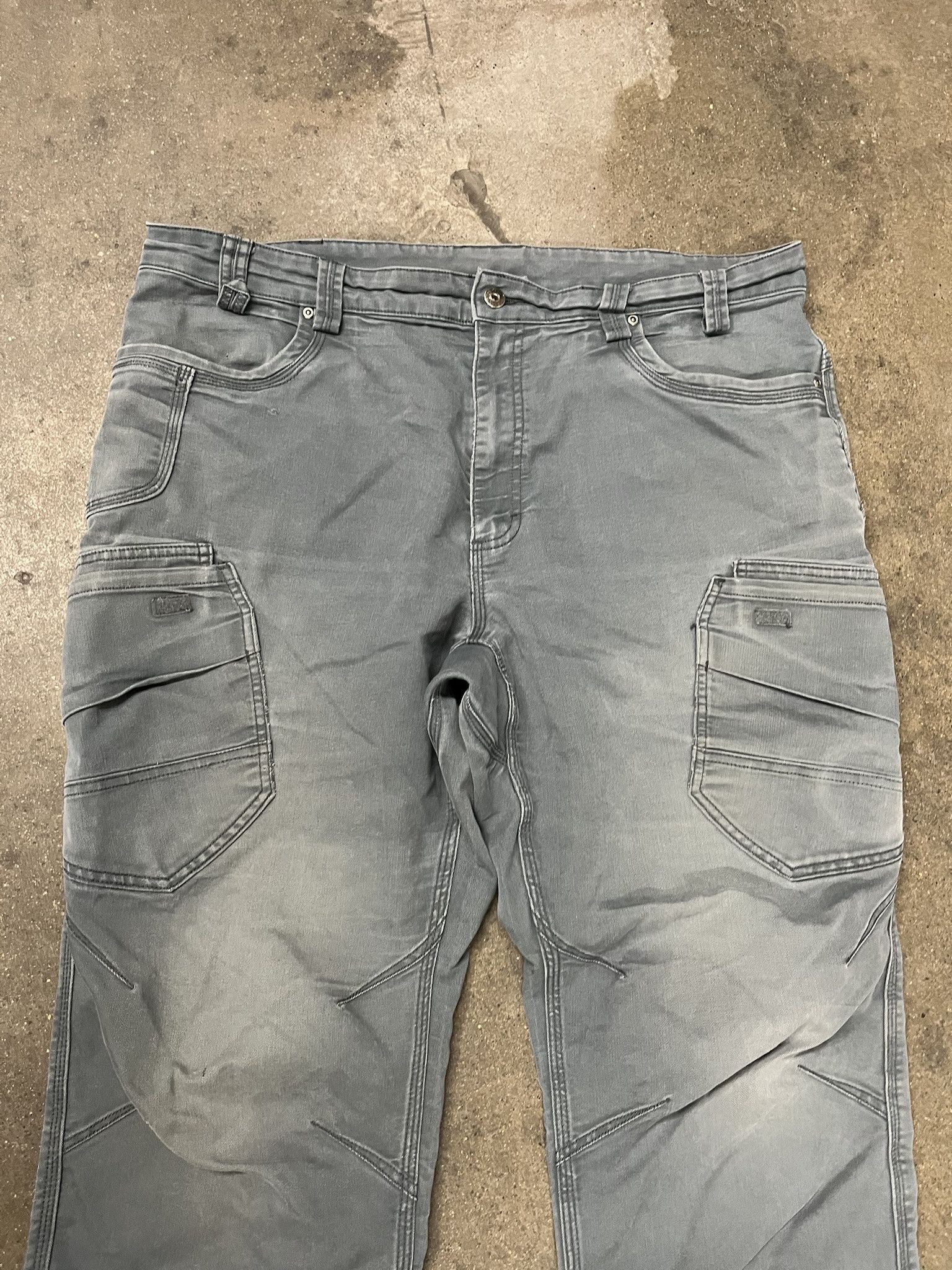 Carhartt × Vintage Vintage 2000s Duluth Trading Co Blue Canvas Cargo Pants Size 41 Size US 41 - 3 Thumbnail