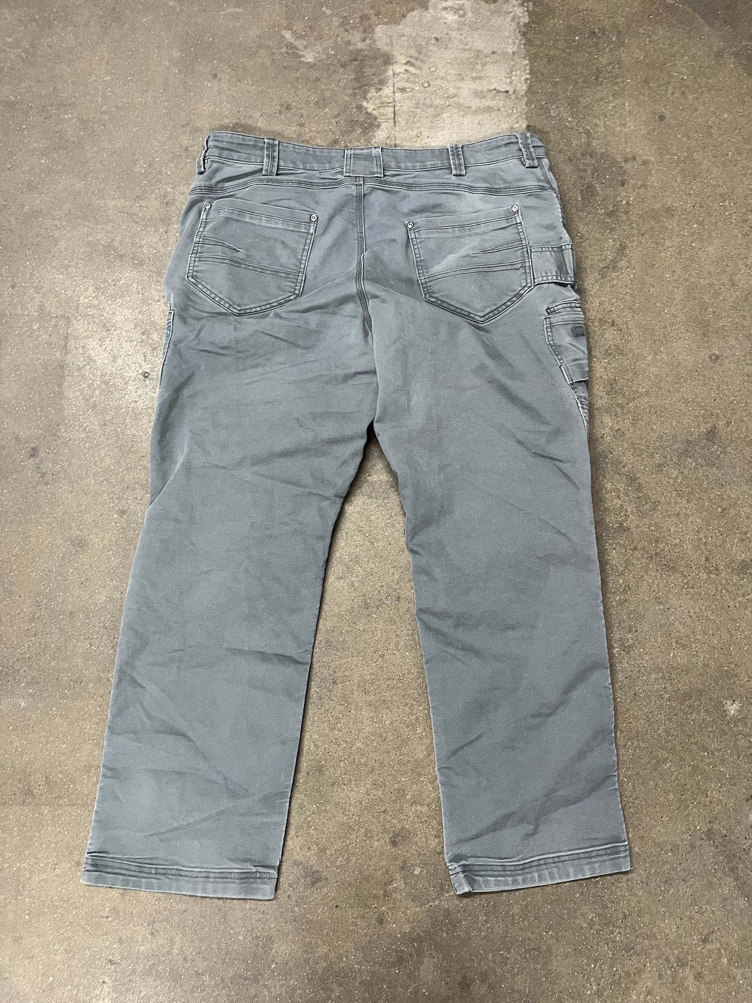 Carhartt × Vintage Vintage 2000s Duluth Trading Co Blue Canvas Cargo Pants Size 41 Size US 41 - 5 Thumbnail