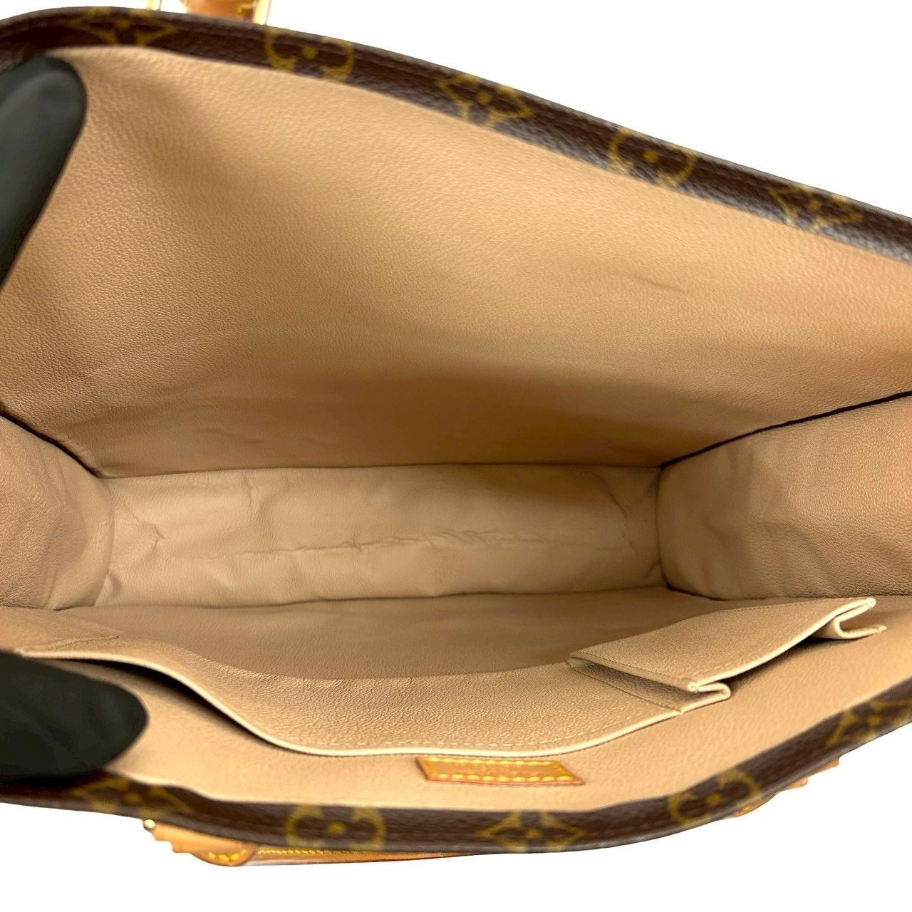 Louis Vuitton Louis Vuitton Louis Vuitton Sac Plat Monogram Leather Tote Bag Textile Tote Bag DUTY FREE for USA Size ONE SIZE - 10 Thumbnail