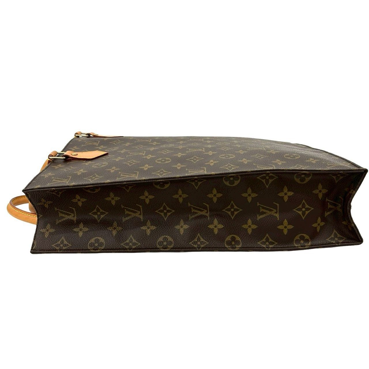 Louis Vuitton Louis Vuitton Louis Vuitton Sac Plat Monogram Leather Tote Bag Textile Tote Bag DUTY FREE for USA Size ONE SIZE - 6 Thumbnail