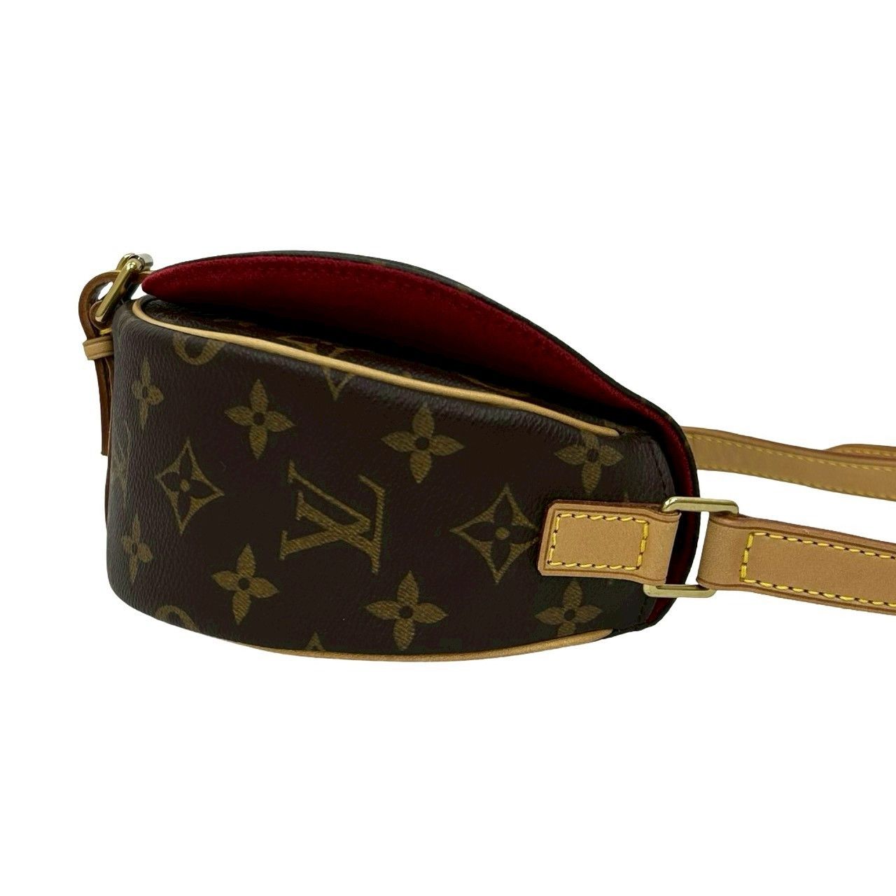 Louis Vuitton Louis Vuitton Louis Vuitton Tambourin Monogram Leather Mini Shoulder Bag Textile Shoulder Bag DUTY FREE for USA Size ONE SIZE - 7 Thumbnail