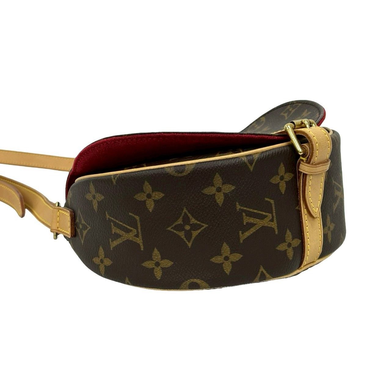 Louis Vuitton Louis Vuitton Louis Vuitton Tambourin Monogram Leather Mini Shoulder Bag Textile Shoulder Bag DUTY FREE for USA Size ONE SIZE - 8 Thumbnail