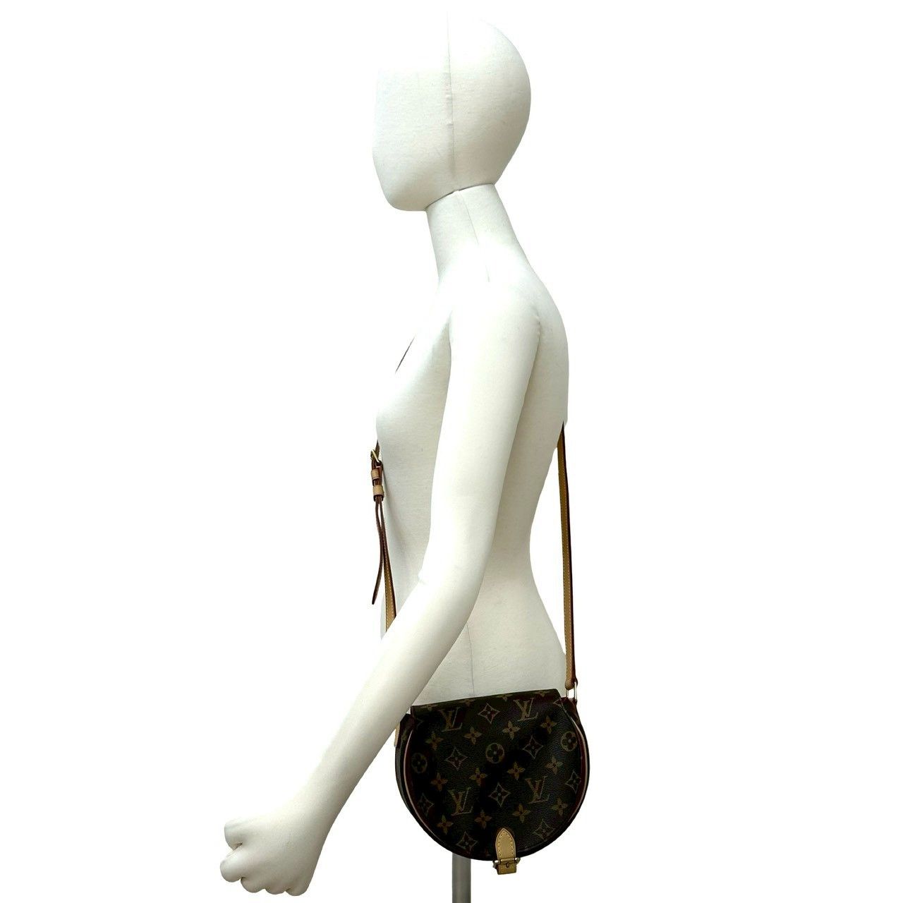 Louis Vuitton Louis Vuitton Louis Vuitton Tambourin Monogram Leather Mini Shoulder Bag Textile Shoulder Bag DUTY FREE for USA Size ONE SIZE - 3 Thumbnail