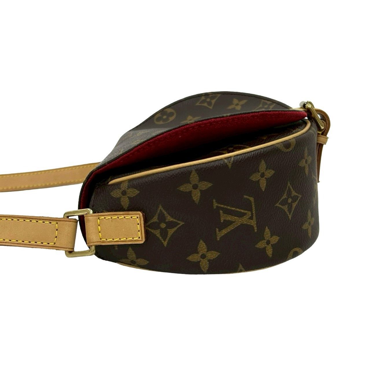 Louis Vuitton Louis Vuitton Louis Vuitton Tambourin Monogram Leather Mini Shoulder Bag Textile Shoulder Bag DUTY FREE for USA Size ONE SIZE - 6 Thumbnail