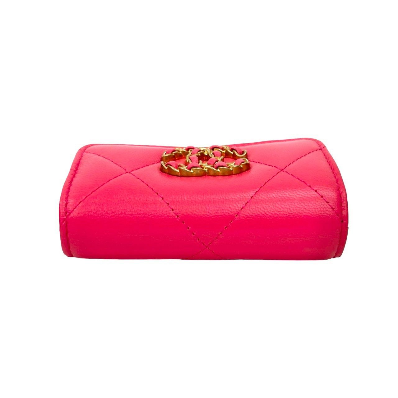 Chanel Chanel Chanel Coco Mark Leather Trifold Wallet Leather Short Wallet DUTY FREE for USA Size ONE SIZE - 4 Thumbnail