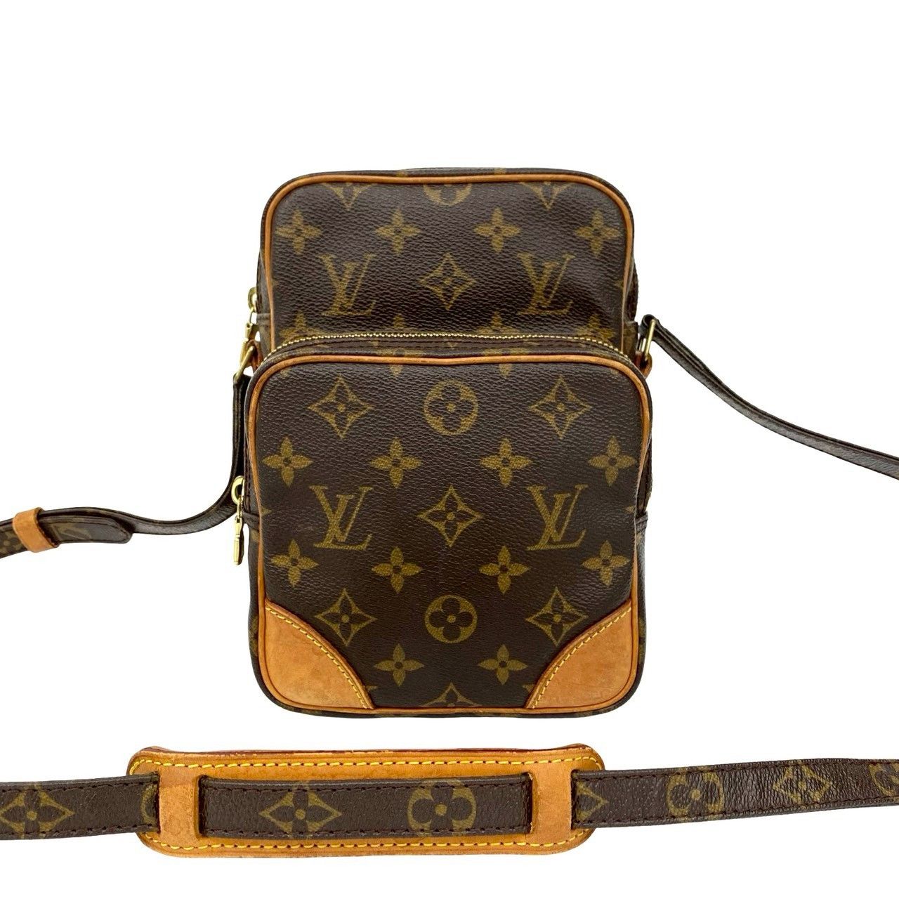 Louis Vuitton Louis Vuitton Louis Vuitton Amazon Monogram Leather Mini Shoulder Bag Textile Shoulder Bag DUTY FREE for USA Size ONE SIZE - 2 Thumbnail