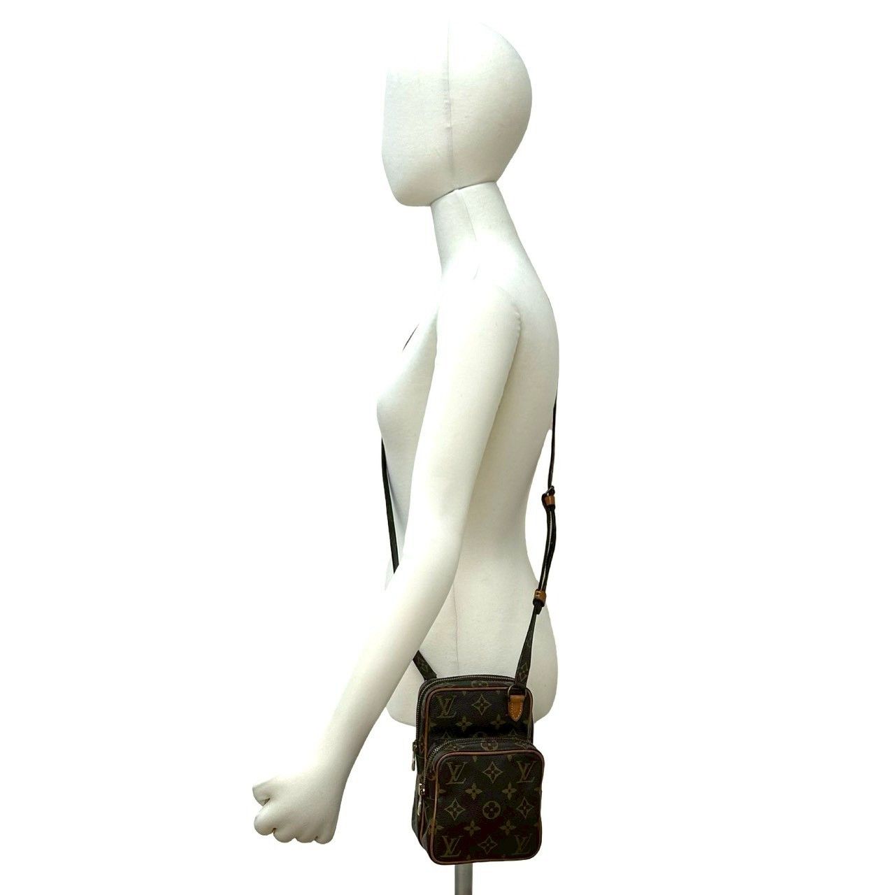 Louis Vuitton Louis Vuitton Louis Vuitton Amazon Monogram Leather Mini Shoulder Bag Textile Shoulder Bag DUTY FREE for USA Size ONE SIZE - 3 Thumbnail