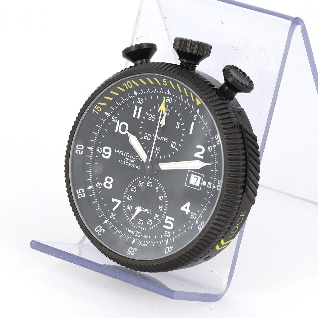 Hamilton Hamilton Hamilton Khaki Takeoff Auto Chrono Stainless Steel Metal Automatic H767860/H76786733 DUTY FREE for USA Size ONE SIZE - 8 Thumbnail