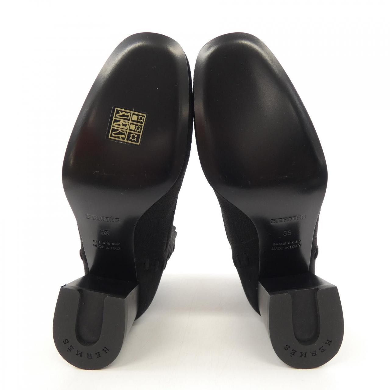 Hermes Hermes Hermès LOUANE60 Boots Leather Shoes DUTY FREE for USA Size ONE SIZE - 4 Thumbnail