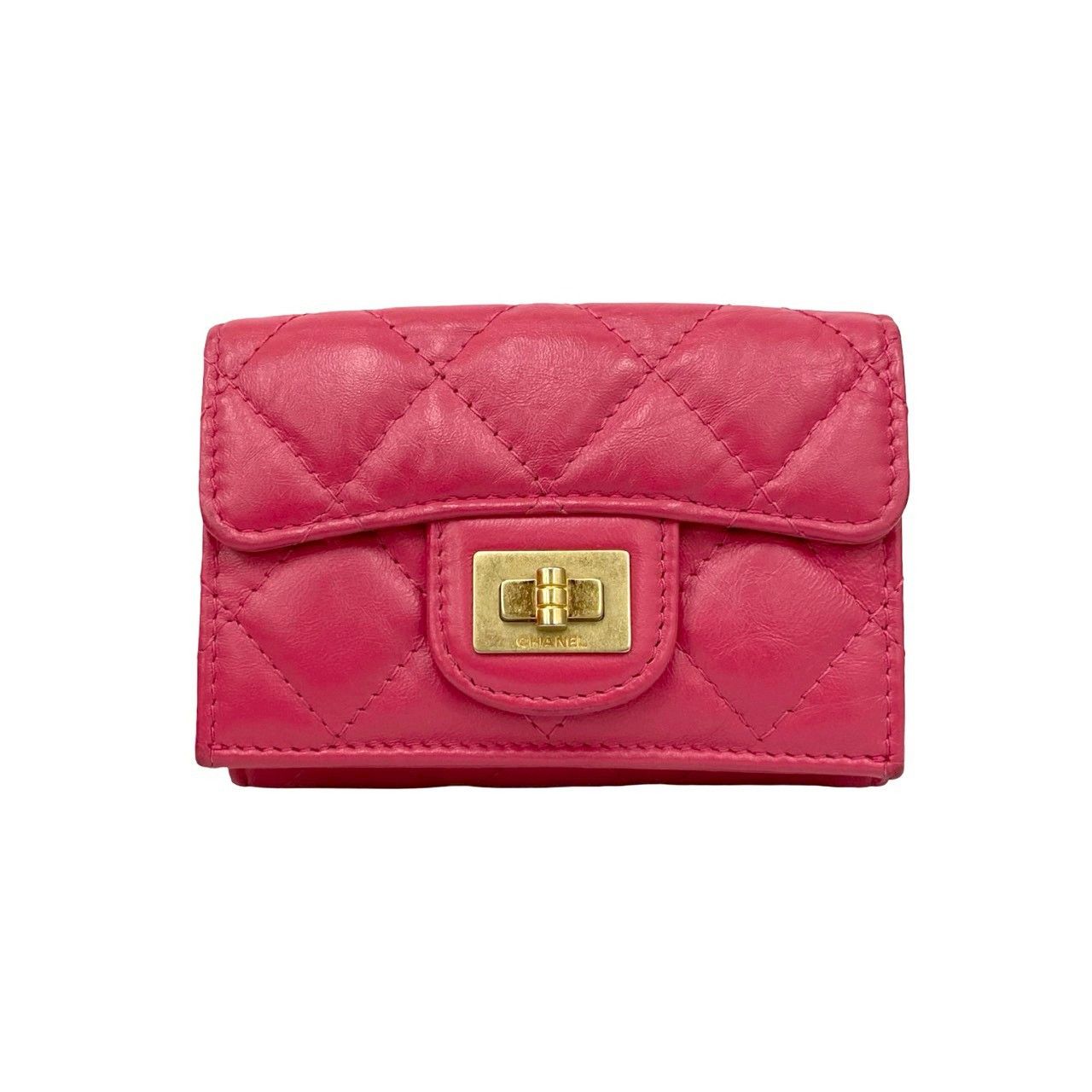 Chanel Chanel Chanel 2.55 Lambskin Trifold Wallet Leather Short Wallet DUTY FREE for USA Size ONE SIZE - 2 Thumbnail