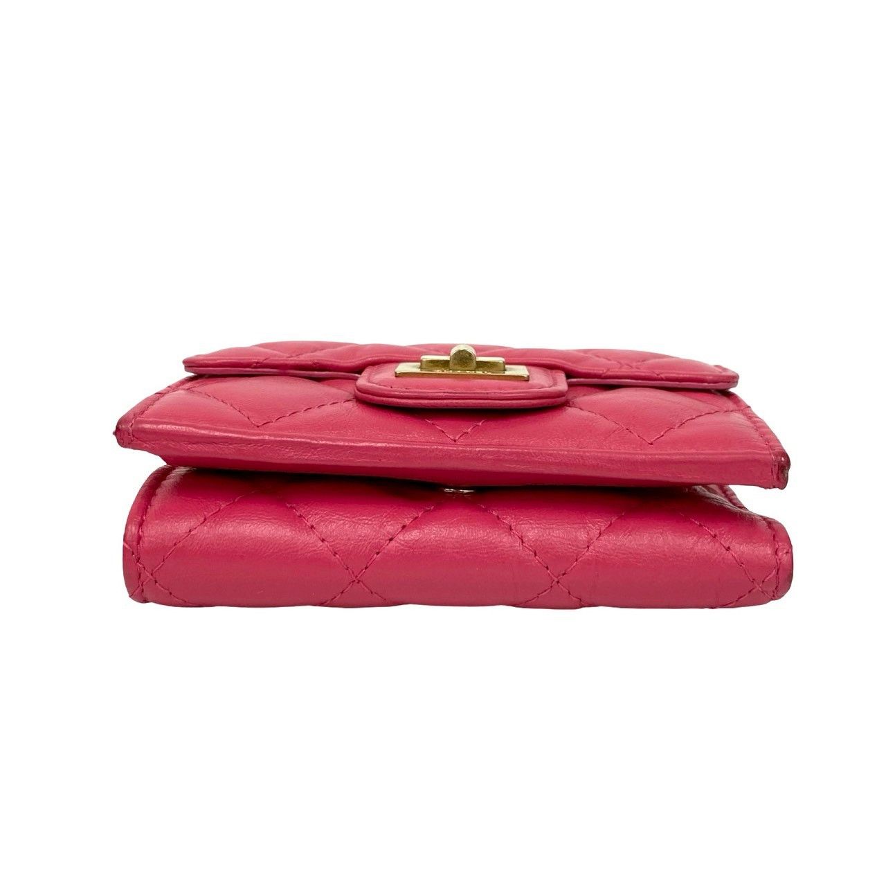 Chanel Chanel Chanel 2.55 Lambskin Trifold Wallet Leather Short Wallet DUTY FREE for USA Size ONE SIZE - 7 Thumbnail