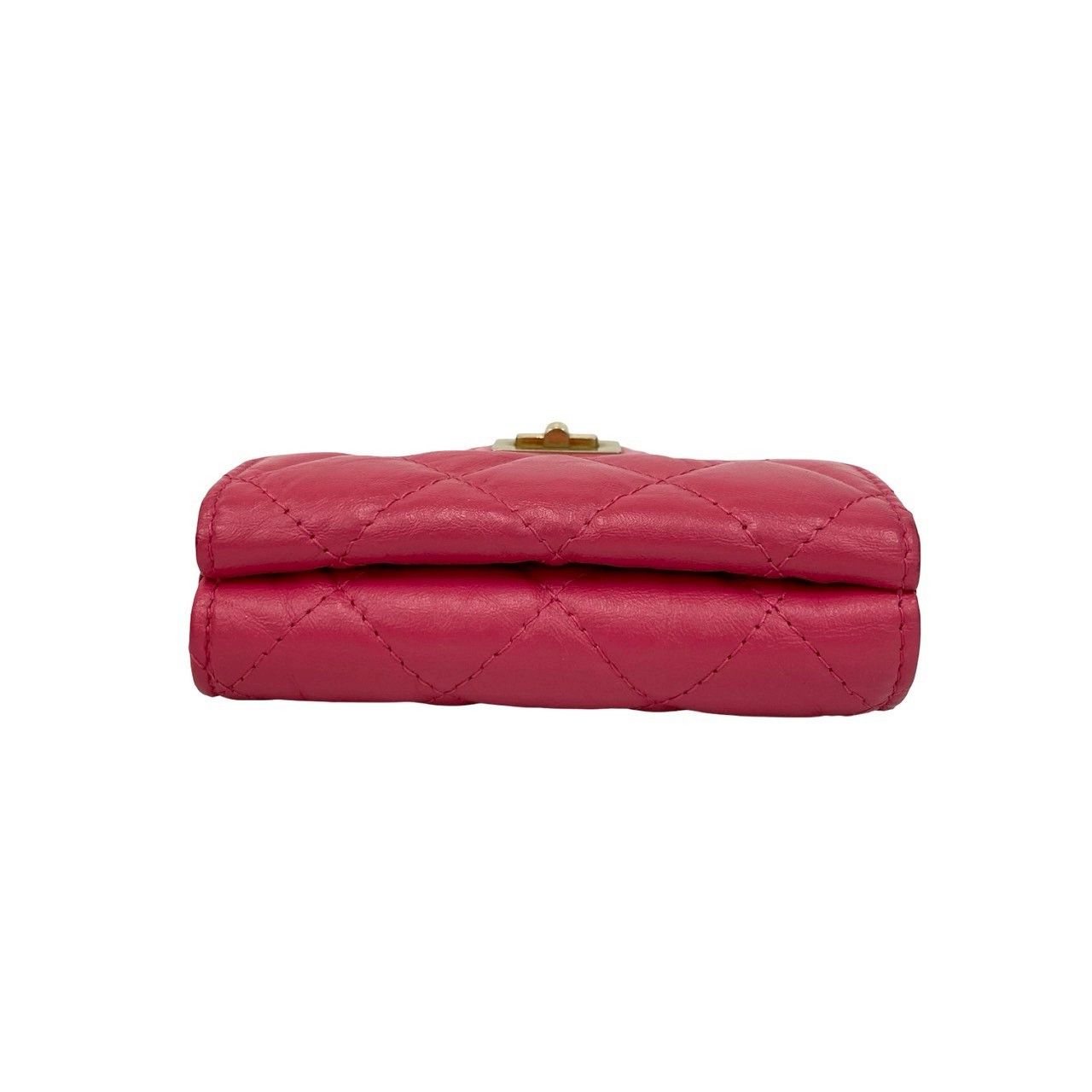 Chanel Chanel Chanel 2.55 Lambskin Trifold Wallet Leather Short Wallet DUTY FREE for USA Size ONE SIZE - 4 Thumbnail