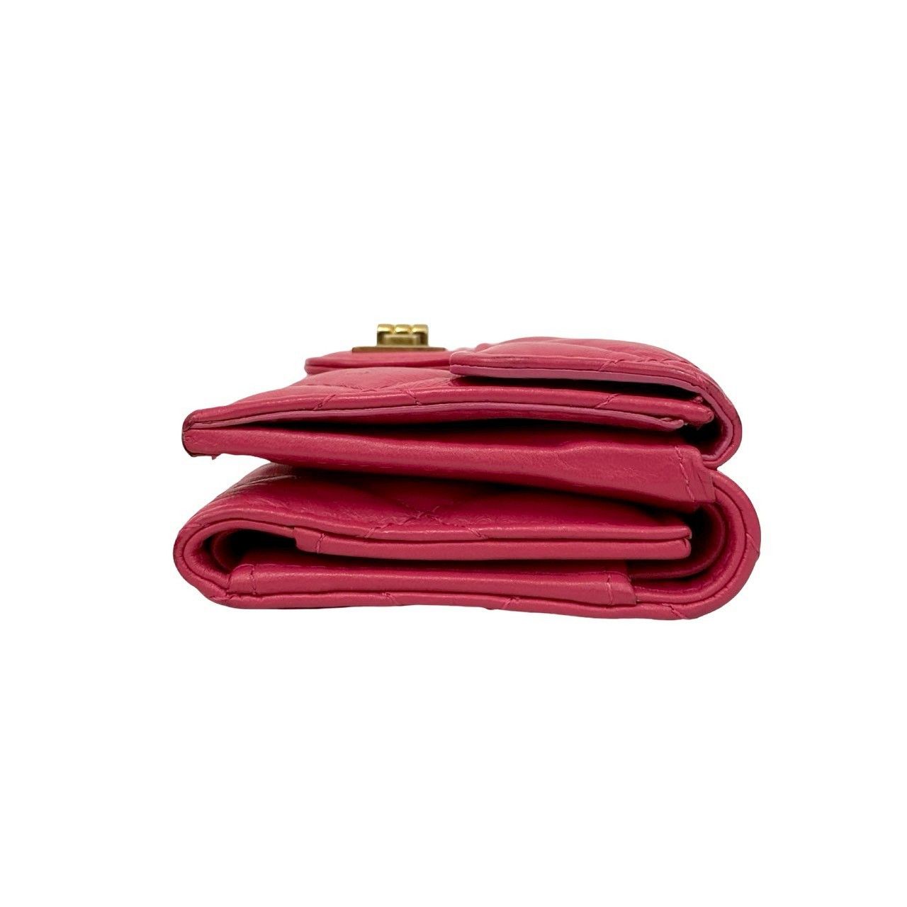 Chanel Chanel Chanel 2.55 Lambskin Trifold Wallet Leather Short Wallet DUTY FREE for USA Size ONE SIZE - 5 Thumbnail