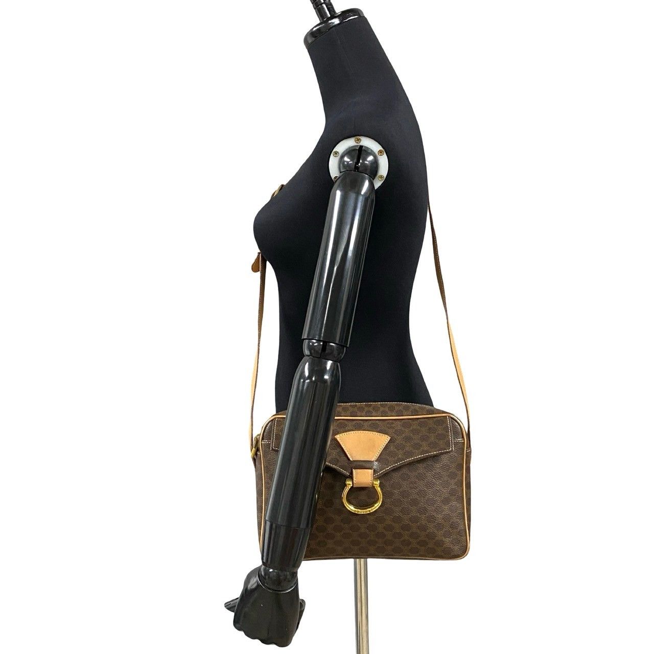 Celine Celine Celine Macadam Leather Shoulder Bag Leather Shoulder Bag DUTY FREE for USA Size ONE SIZE - 6 Thumbnail