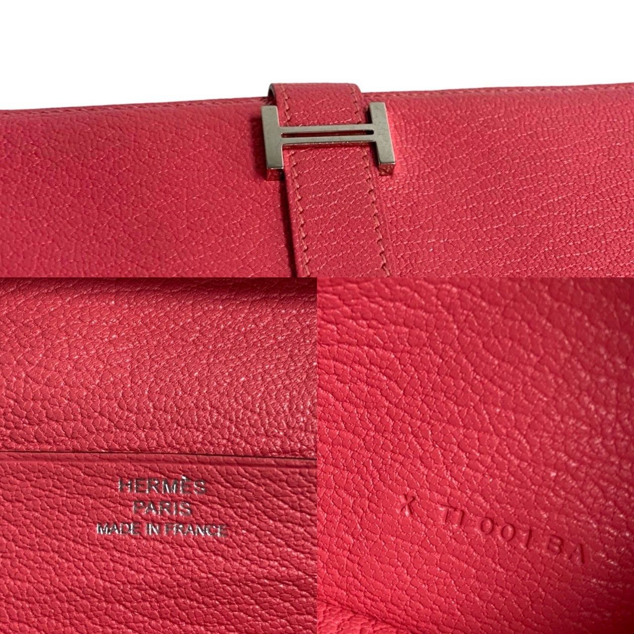 Hermes Hermes Hermès Béarn Soufflet Chevre Long Wallet Leather Long Wallet Stamp X (2016) DUTY FREE for USA Size ONE SIZE - 6 Thumbnail