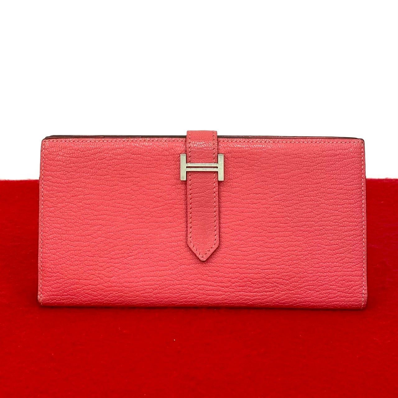 Hermes Hermes Hermès Béarn Soufflet Chevre Long Wallet Leather Long Wallet Stamp X (2016) DUTY FREE for USA Size ONE SIZE - 2 Thumbnail