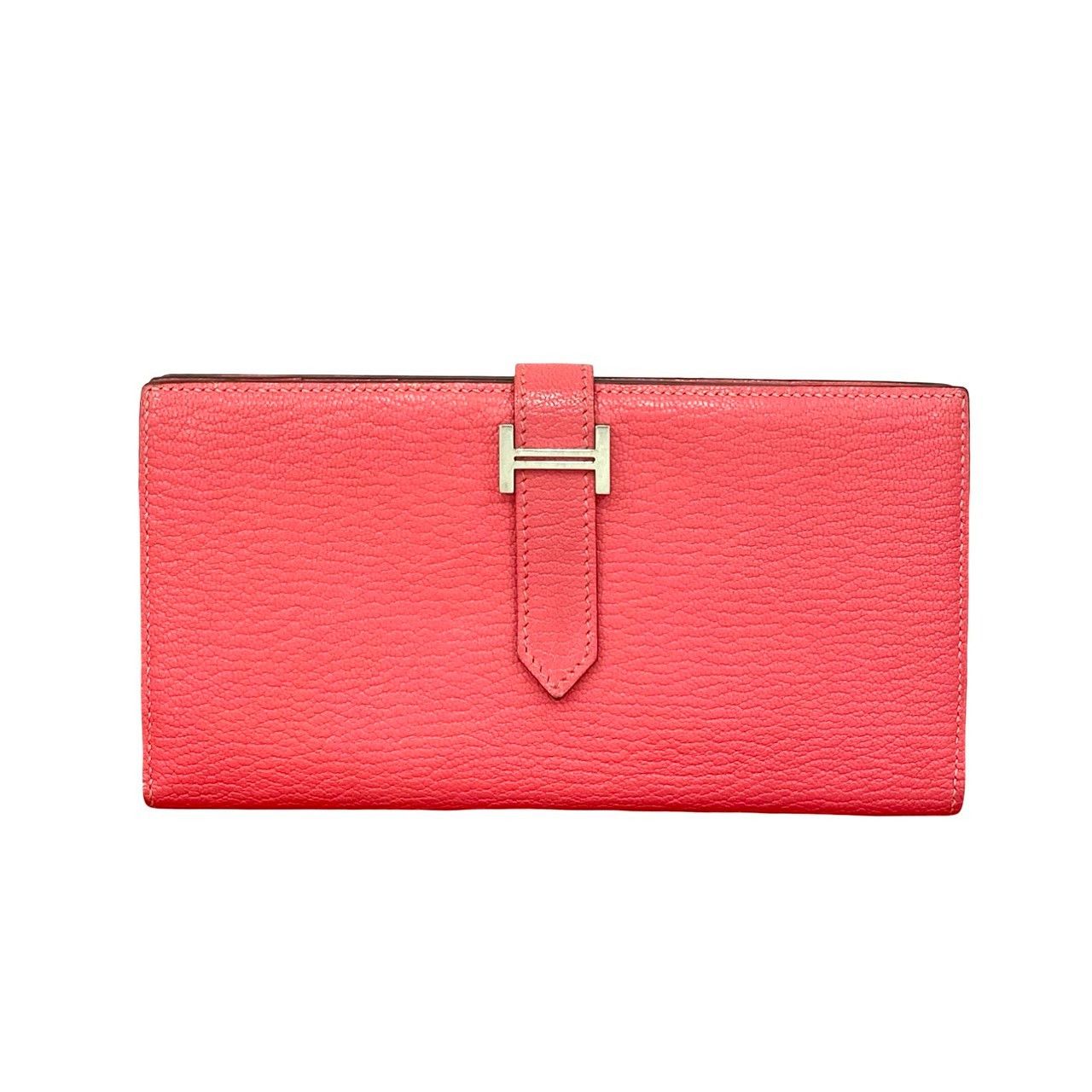 Hermes Hermes Hermès Béarn Soufflet Chevre Long Wallet Leather Long Wallet Stamp X (2016) DUTY FREE for USA Size ONE SIZE - 4 Thumbnail