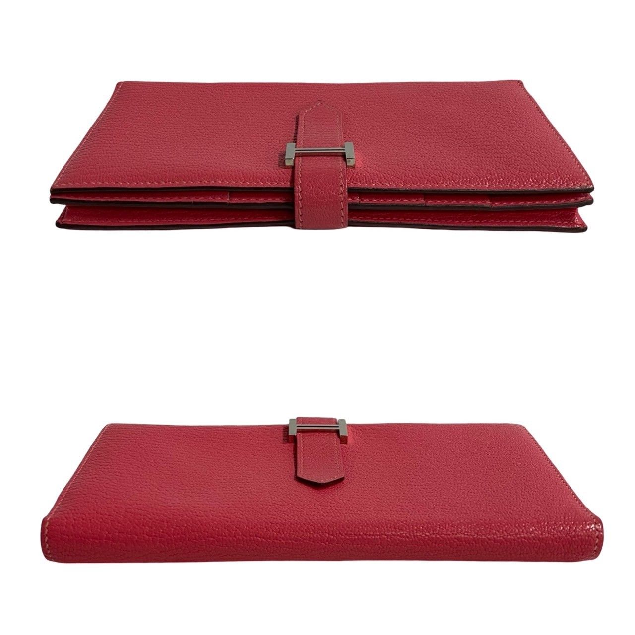 Hermes Hermes Hermès Béarn Soufflet Chevre Long Wallet Leather Long Wallet Stamp X (2016) DUTY FREE for USA Size ONE SIZE - 11 Thumbnail