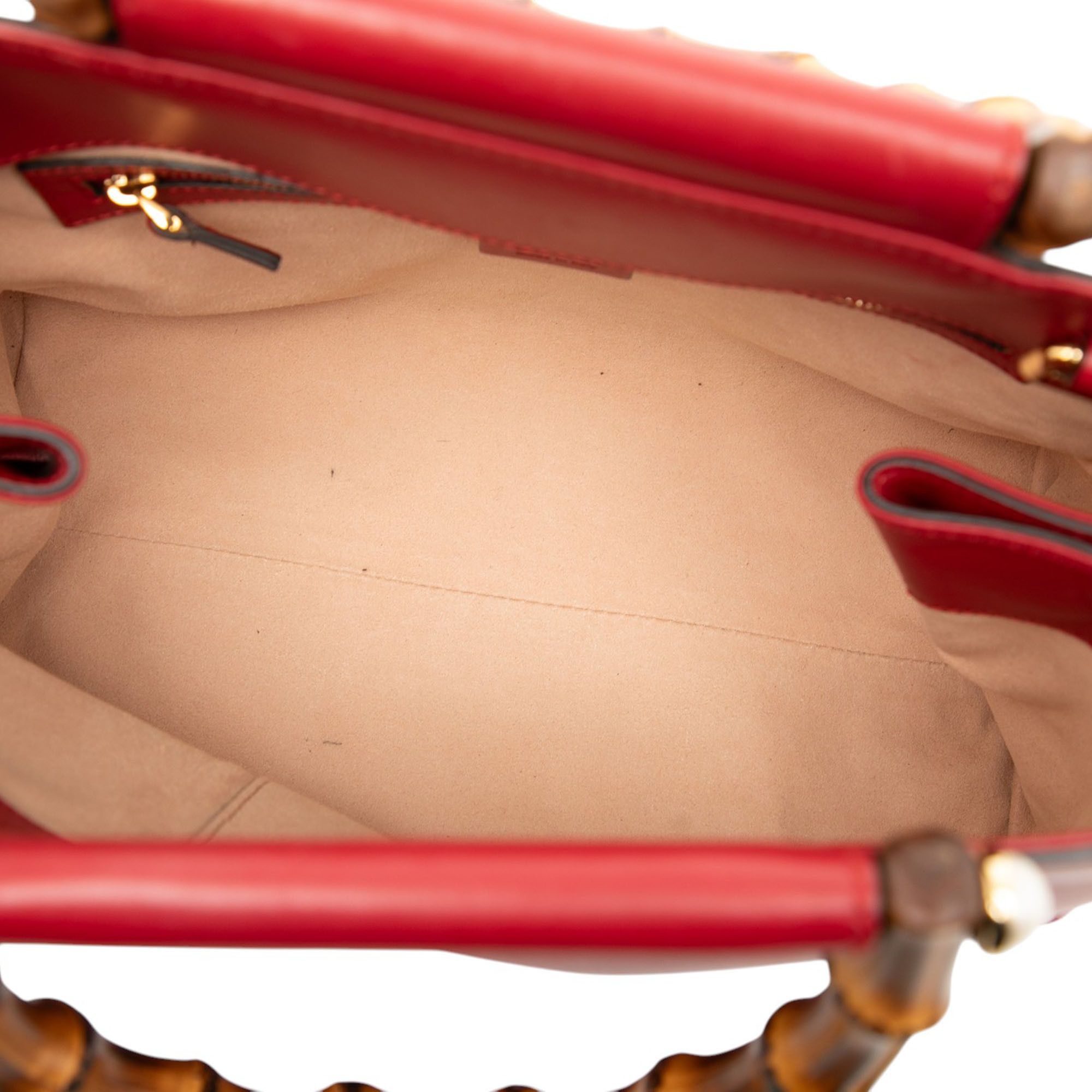 Gucci Gucci Small Leather Bamboo Nymphaea Satchel Size ONE SIZE - 4 Thumbnail