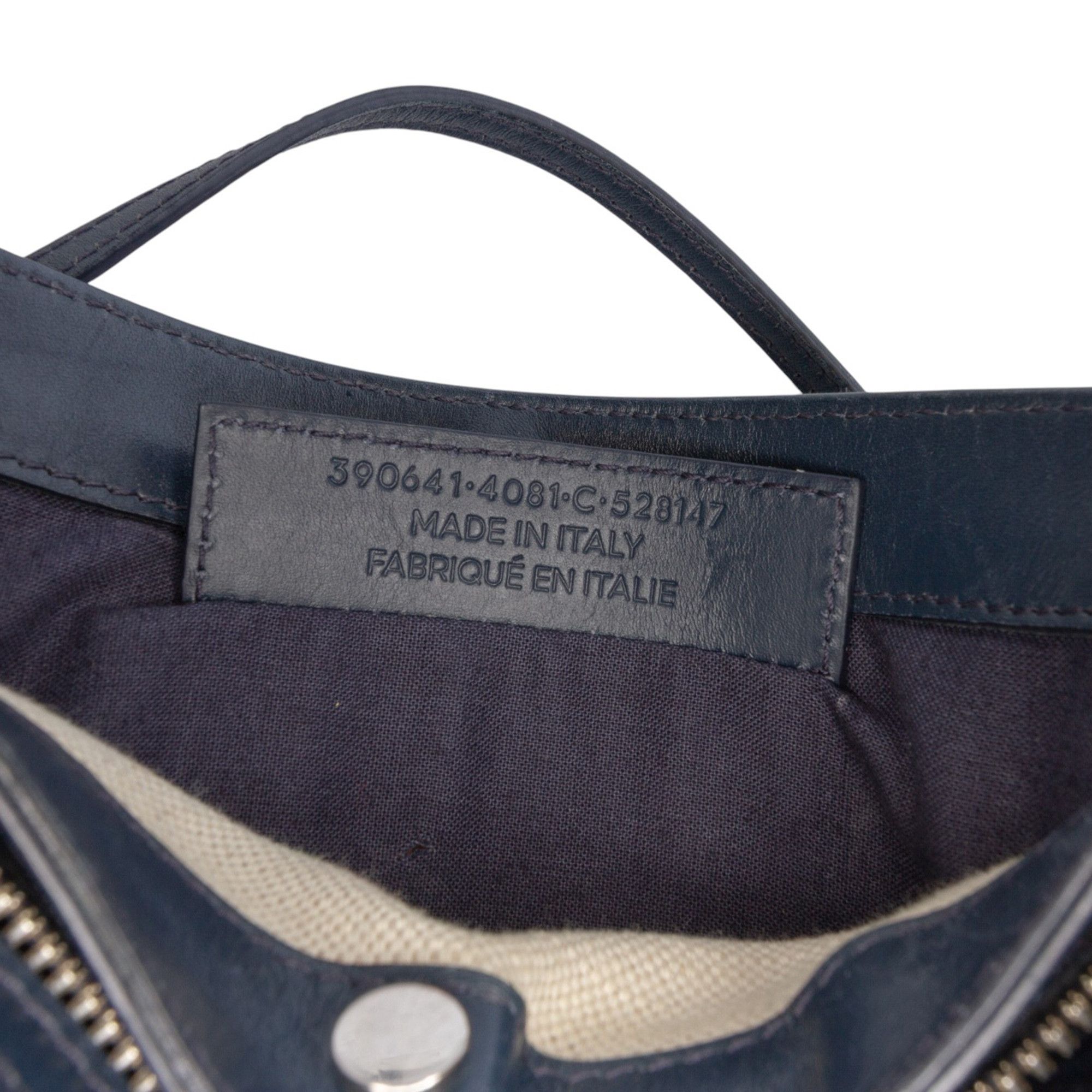 Balenciaga Balenciaga Canvas Navy Pochette Crossbody Size ONE SIZE - 6 Thumbnail