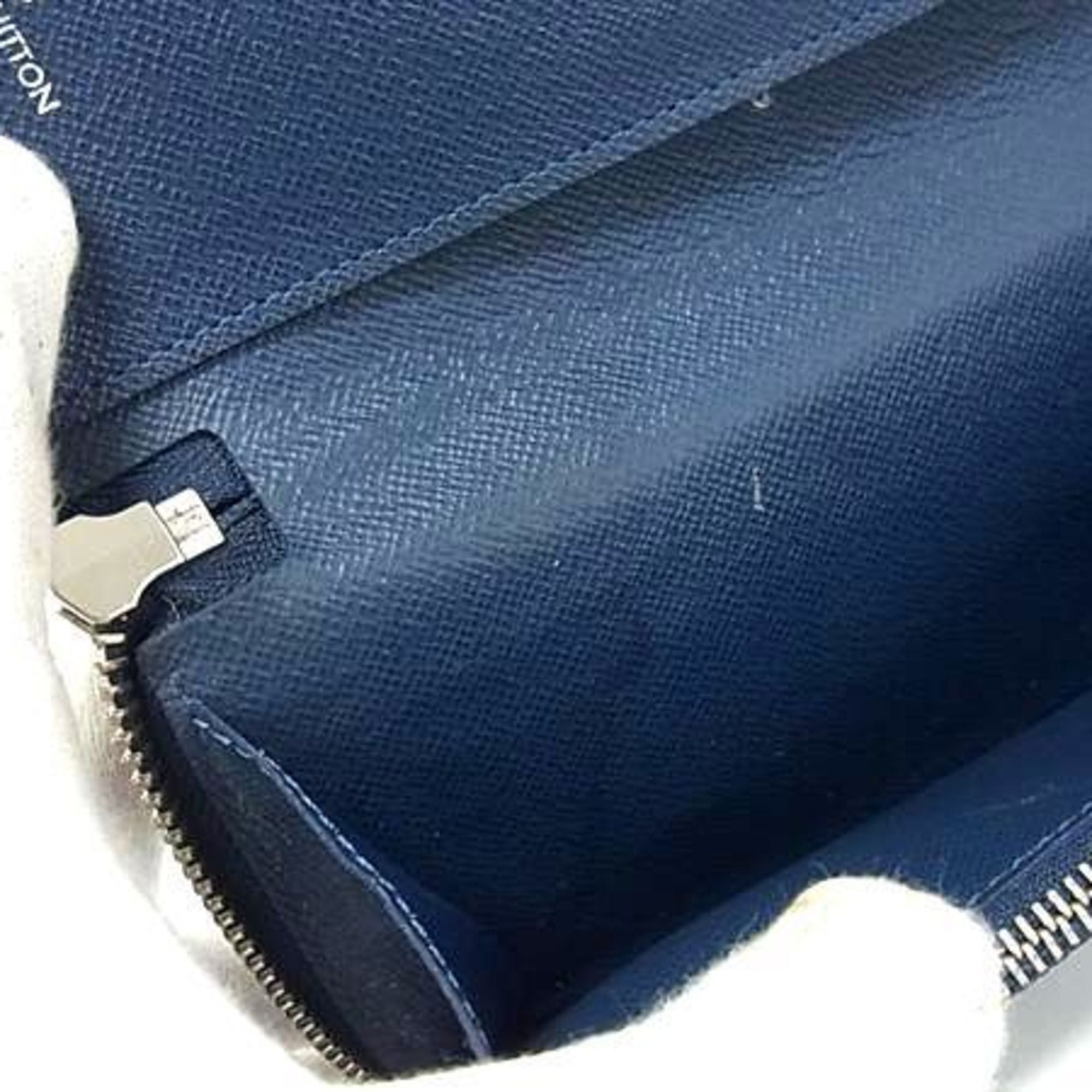 Louis Vuitton Louis Vuitton Wallet Portefeuille Vasco M61807 Ocean (Blue) Taiga Men's Size ONE SIZE - 2 Thumbnail