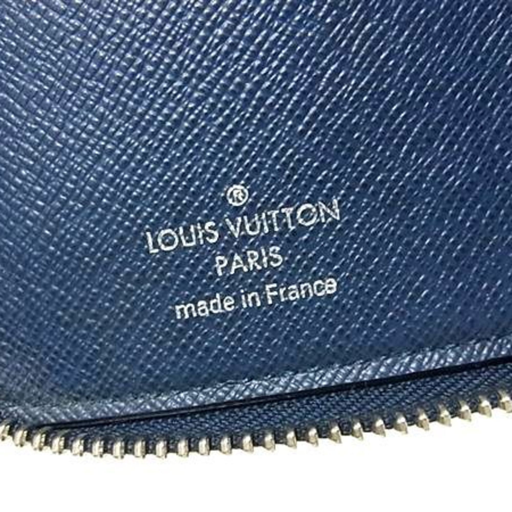 Louis Vuitton Louis Vuitton Wallet Portefeuille Vasco M61807 Ocean (Blue) Taiga Men's Size ONE SIZE - 7 Thumbnail