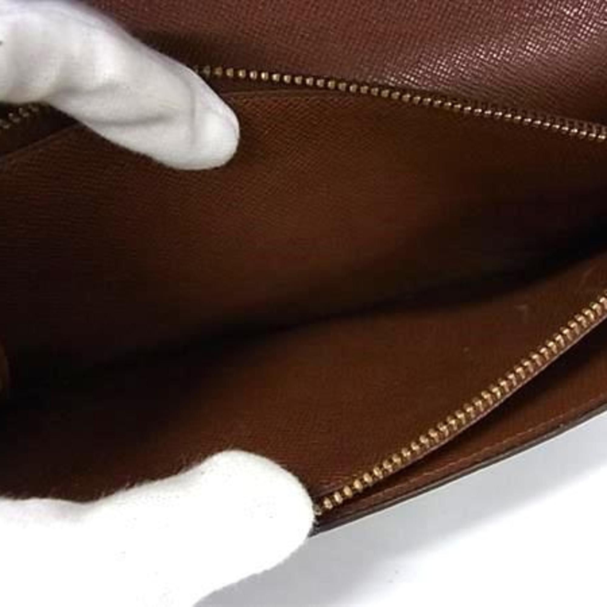 Louis Vuitton Louis Vuitton Pochette Porte Monnaie Credit M61723 Brown Monogram Bifold Long Wallet for Men and Women Size ONE SIZE - 6 Thumbnail