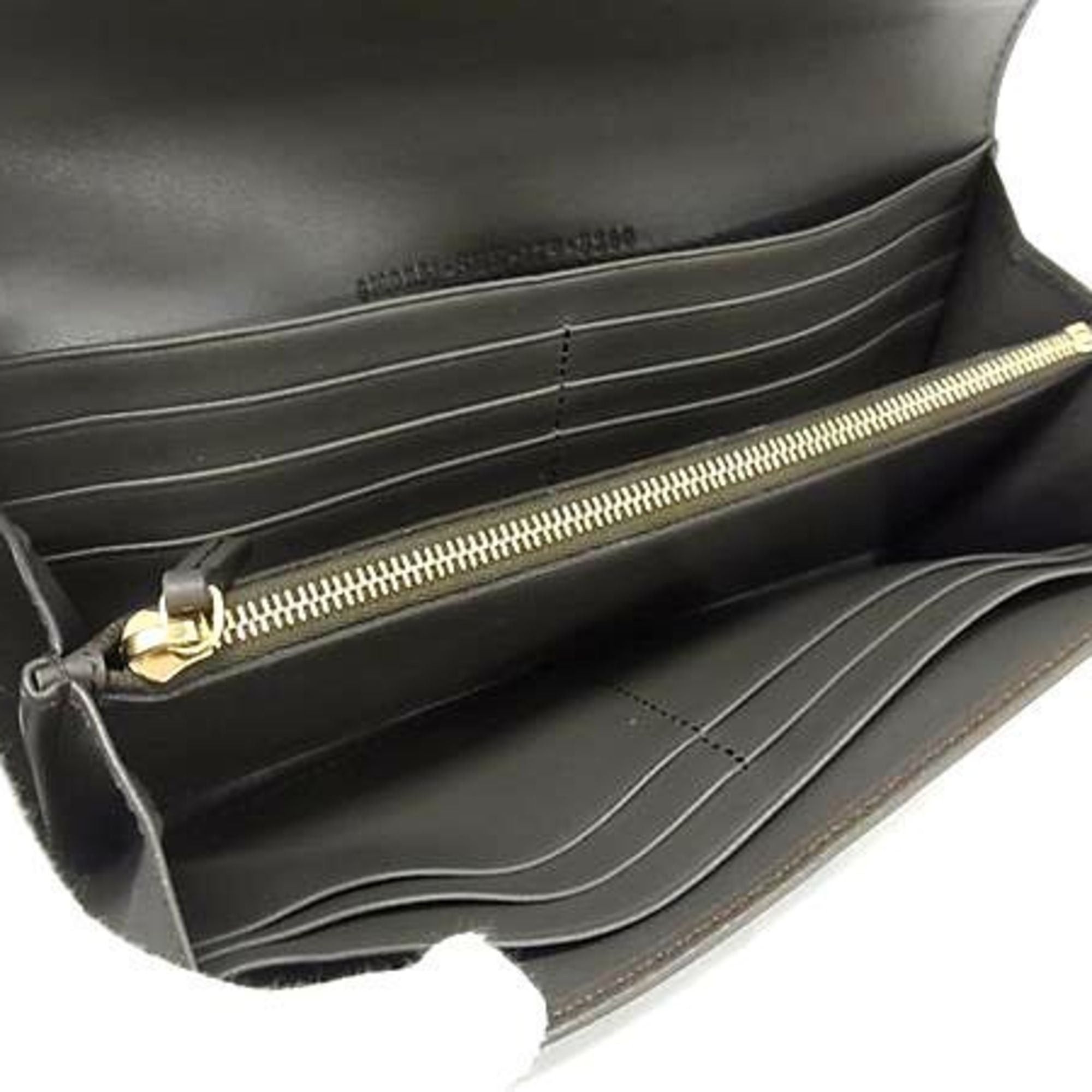 Fendi FENDI By the Way Wallet 8M0251 Greige Leather Women's Bifold Long Size ONE SIZE - 5 Thumbnail