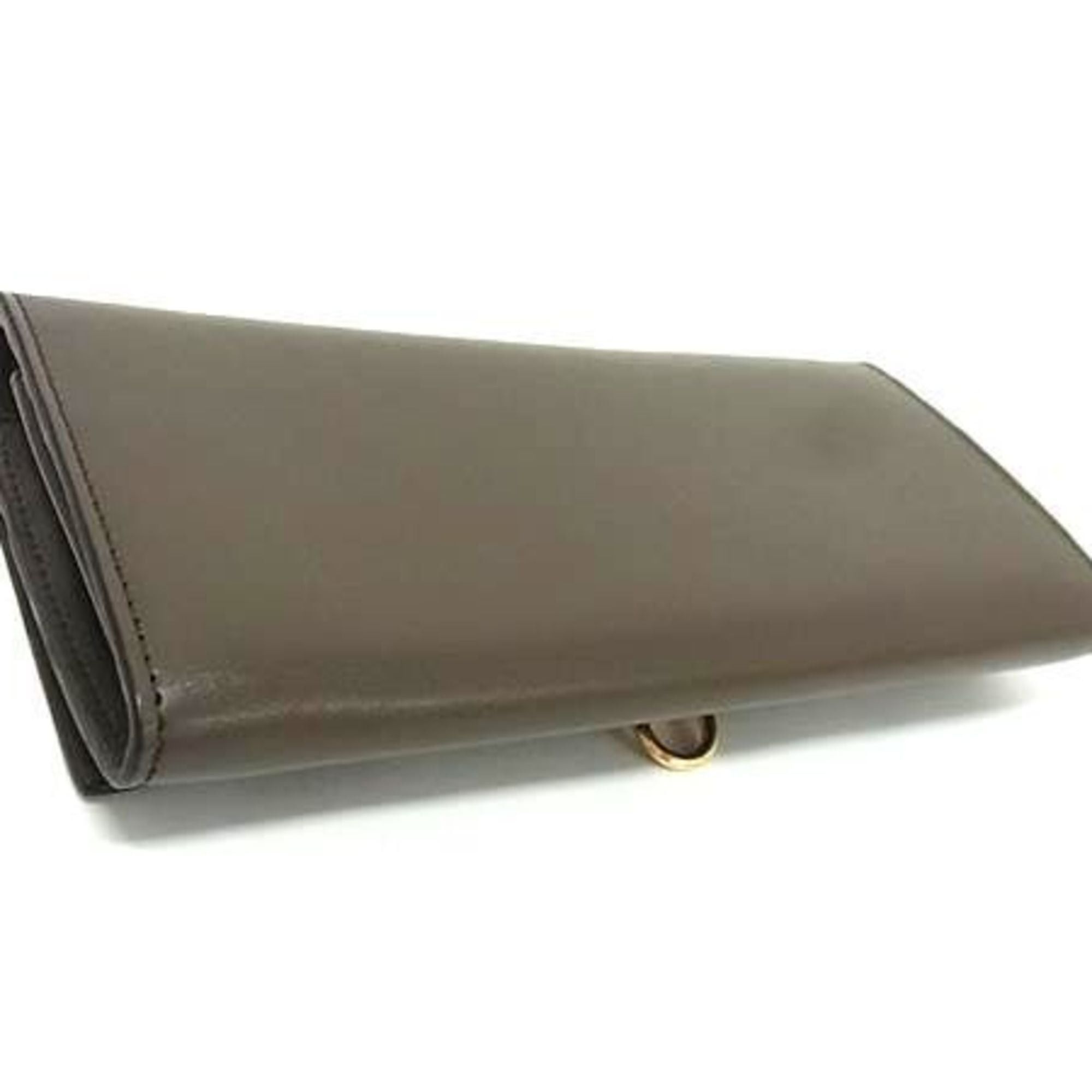 Fendi FENDI By the Way Wallet 8M0251 Greige Leather Women's Bifold Long Size ONE SIZE - 3 Thumbnail